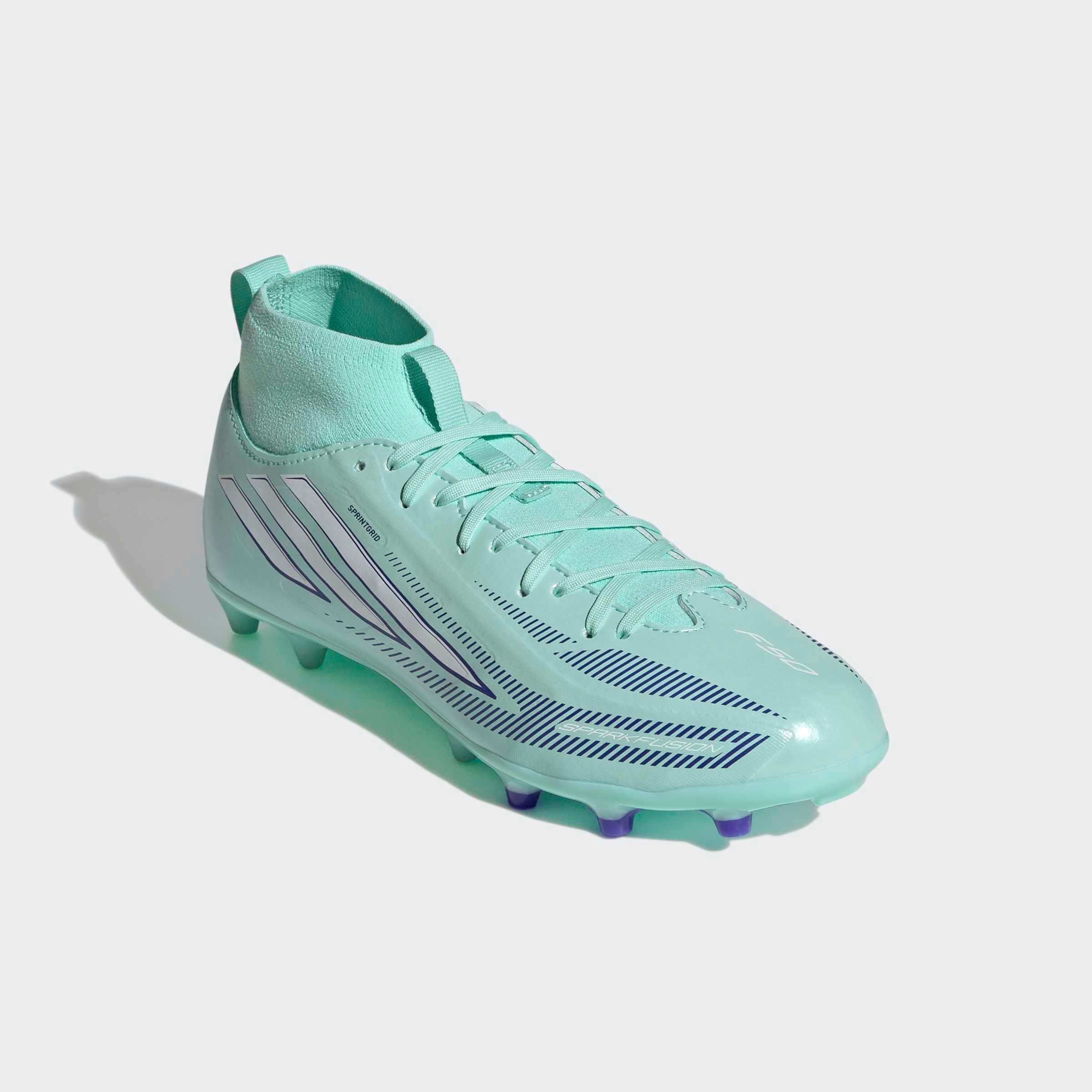 adidas Performance F50 SPARKFUSION LEAGUE KIDS, FESTE BÖDEN / KUNSTRASEN, HALBHOCH GESCH Fußballschuh für Rasen und Kunstrasenplätze geeignet, für Jugendliche & Kinder