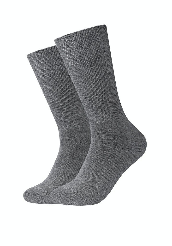 Camano Socken Unisex-Socken 2% Elasthan , 23% 2 mit Uni, Polyamid Paar Softbund , Baumwolle 75% Material