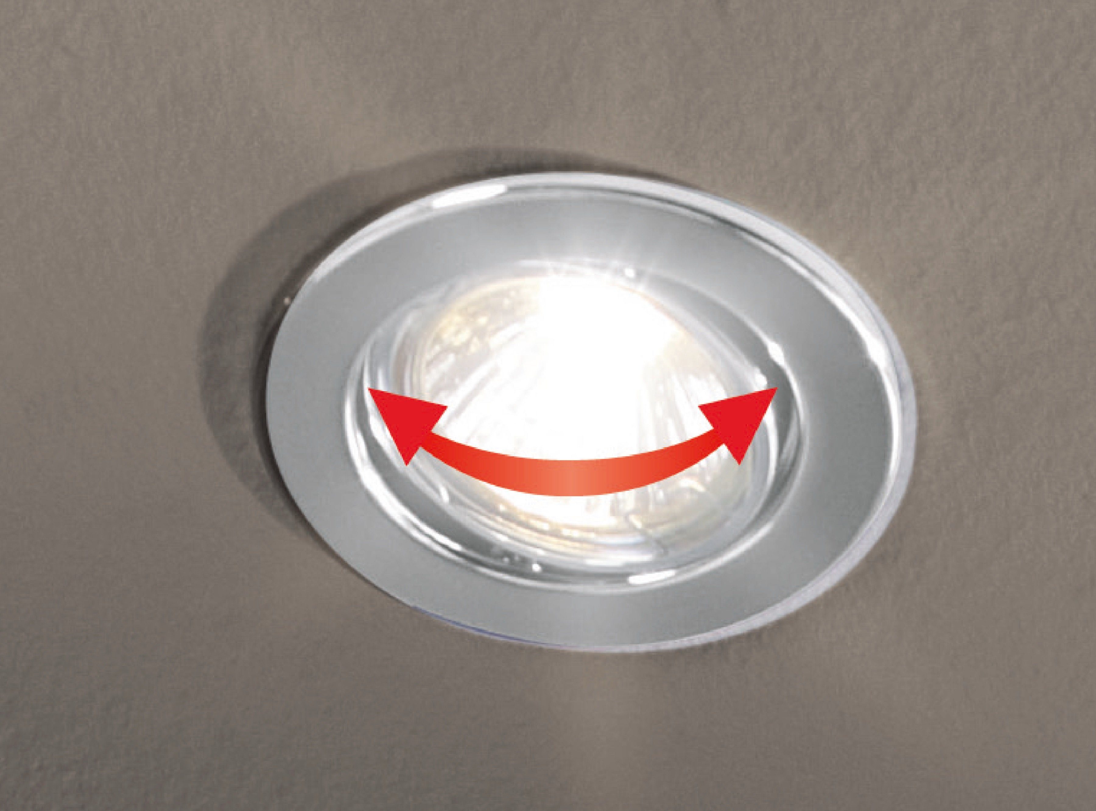 TRANGO LED Einbauleuchte, 6er Set 6729-065-5WAK IP23 LED Einbaustrahler in Schwarz matt inkl. 6x 5 Watt GU10 LED Leuchtmittel 3000K warmweiß & GU10 Fassung, Badleuchte, Deckenleuchte, Deckenstrahler