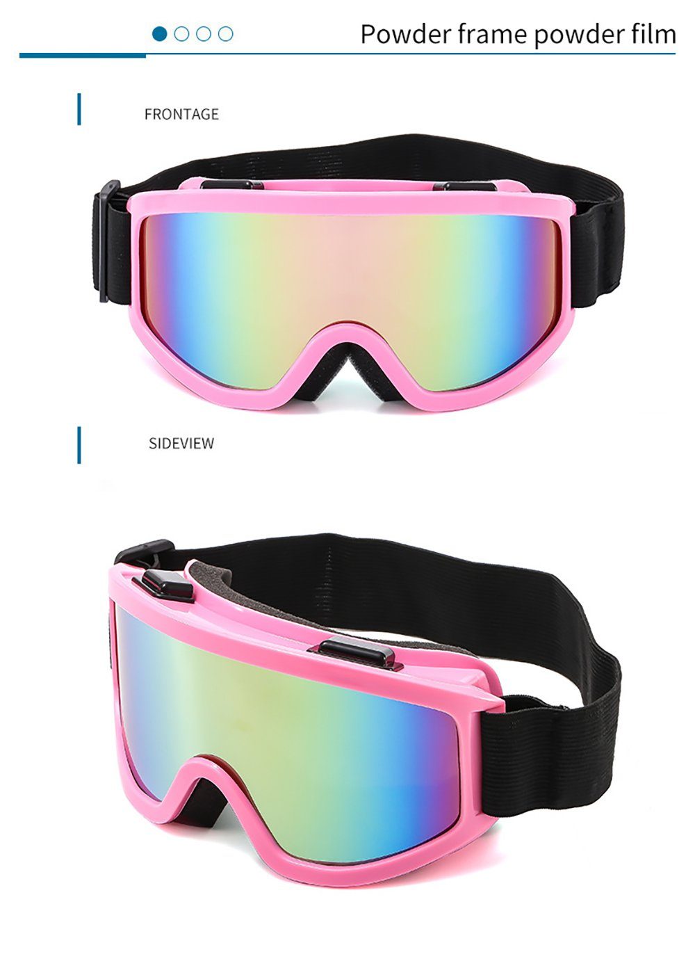 PACIEA Skibrille Winddichte polarisierte Licht- Nebelschutzbrille für Bergsteiger und