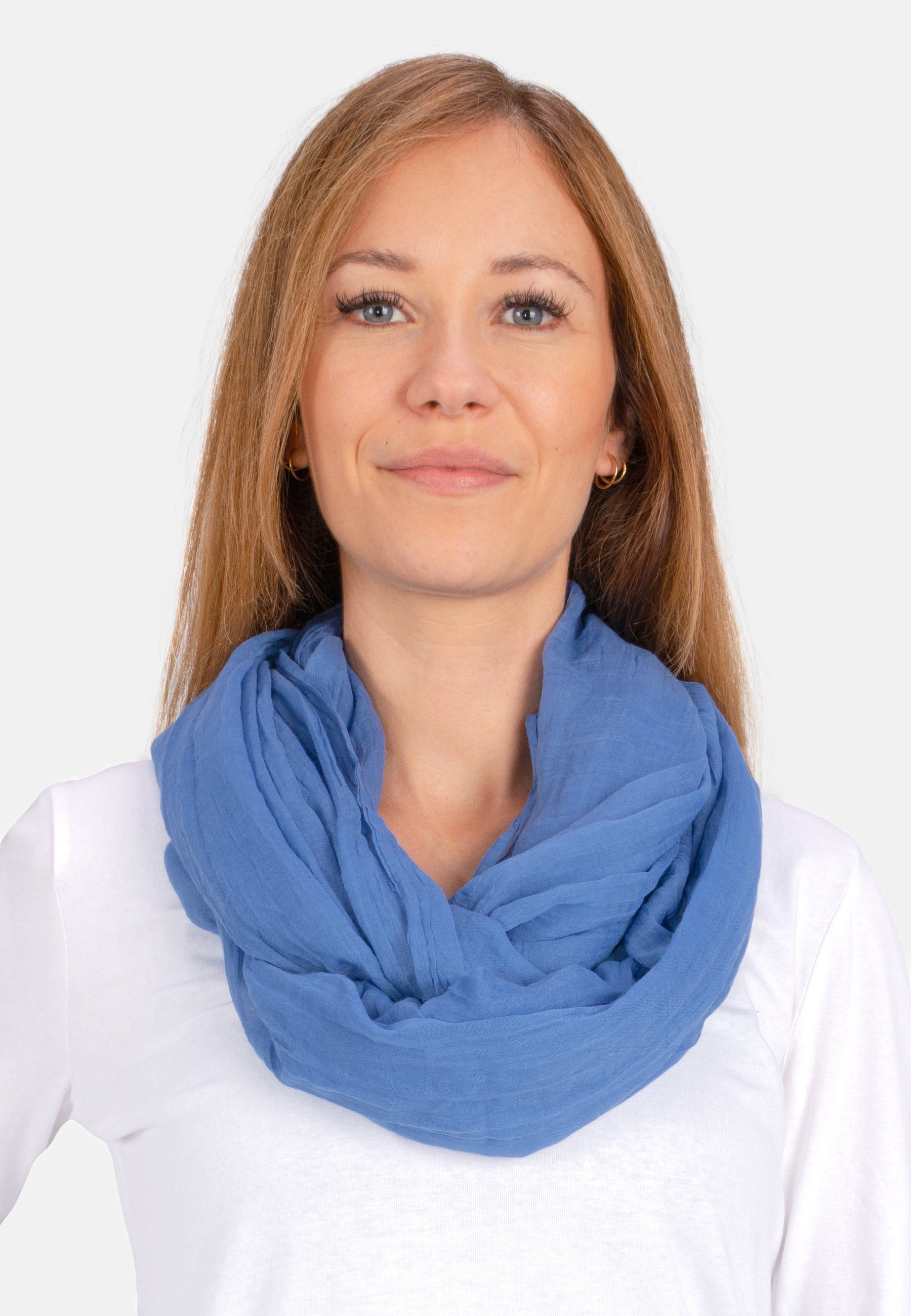 Seasons of April Loop Loop Carina Uni, Leichter & weicher Damen Loop Schal günstig online kaufen