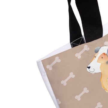 Mr. & Mrs. Panda Shopper Hund Australien Shepherd - Hundeglück - Geschenk, Beutel, Hundemotiv, (1-tlg), Modisches Design
