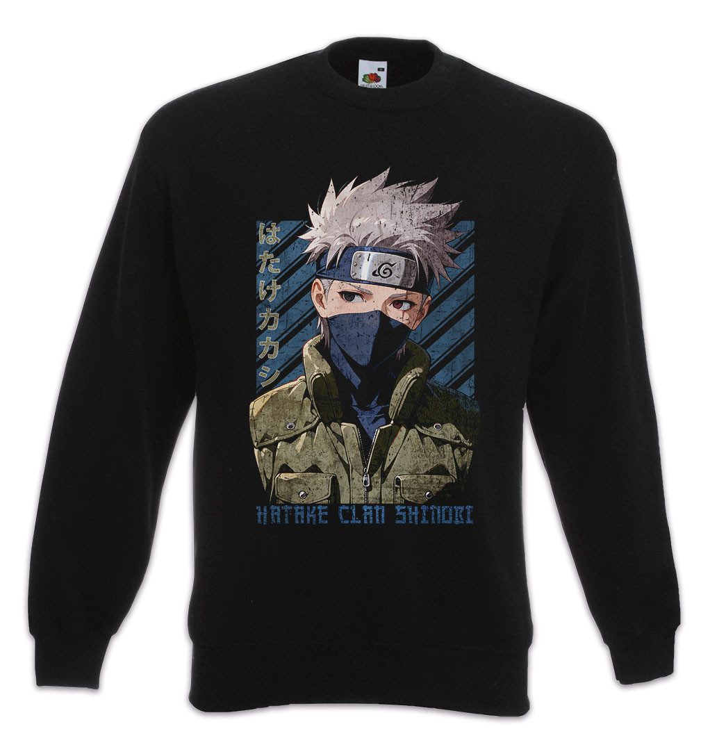 Urban Backwoods Sweatshirt Hatake Clan Sweatshirt Shinobi System Anime Naruto Dattebayo Sakura (1-tlg) Kakashi Haruno Anime Sasuke