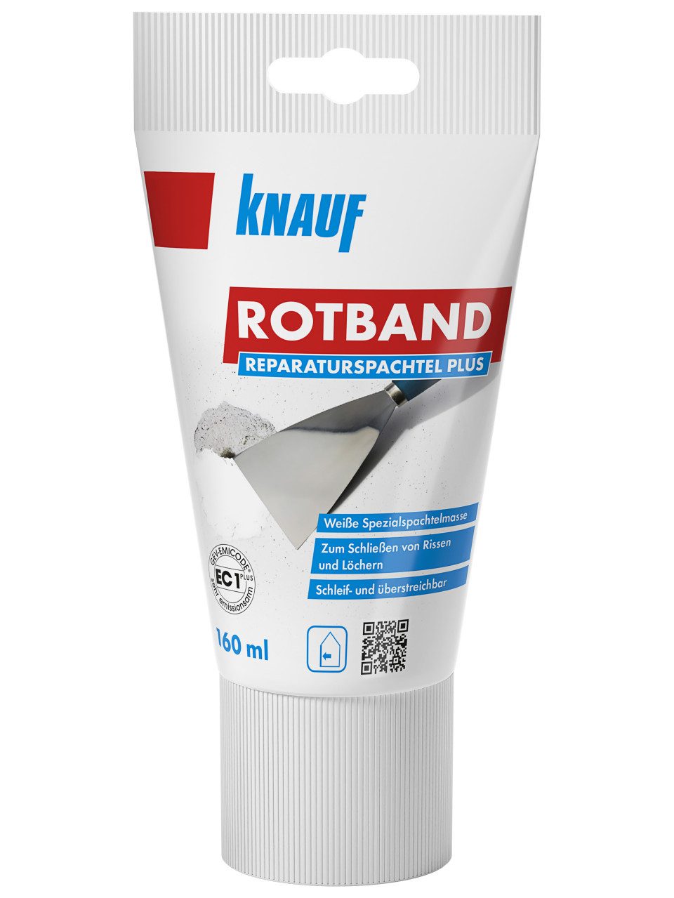 KNAUF Spachtelmasse Knauf Rotband Reparaturspachtel Plus 160 ml