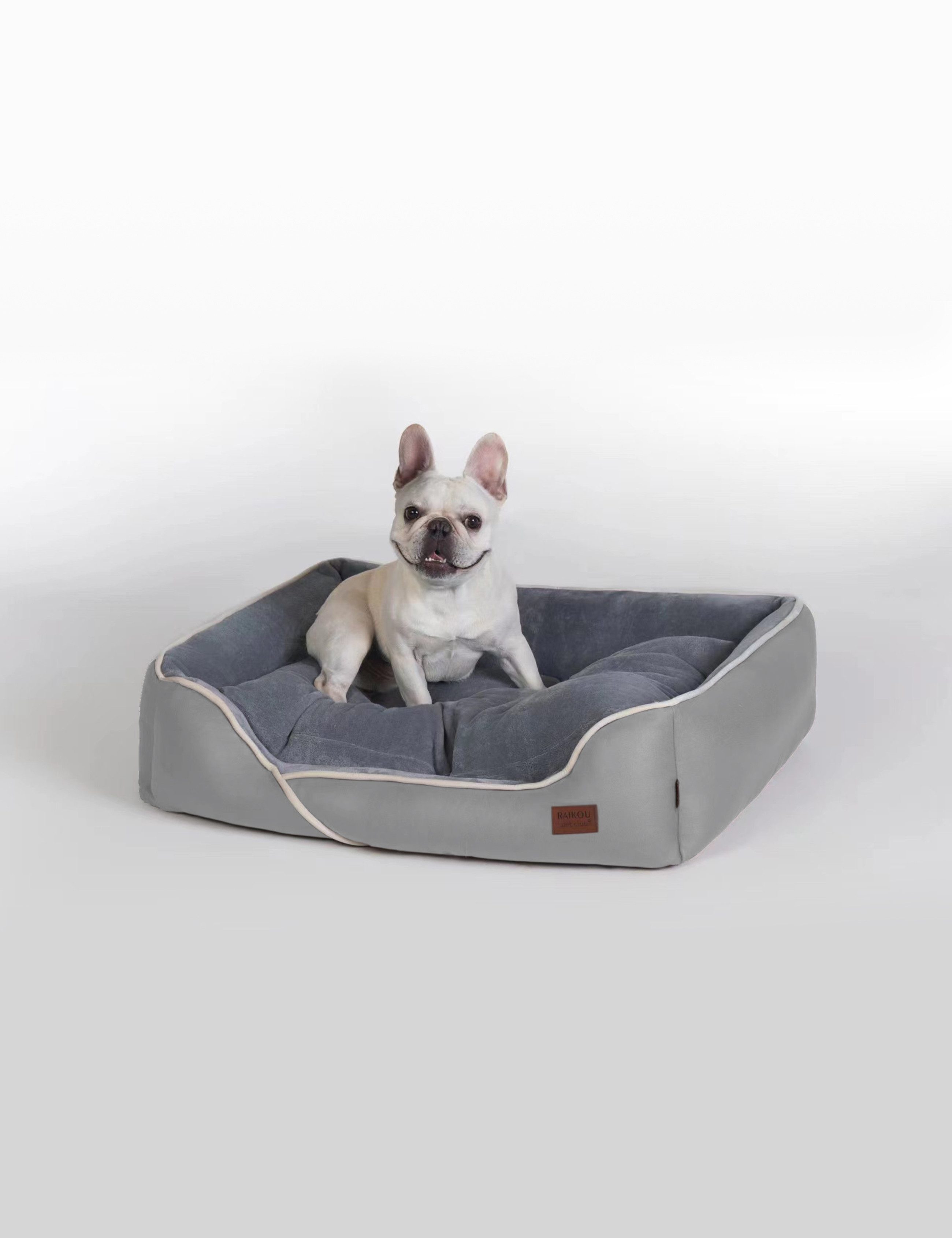 M-Diamant Hundematte Hundebett Ideal für Zuhause Unterwegs Waschbar Rutschfest Hoher Rand, Polyester, Rutschfester