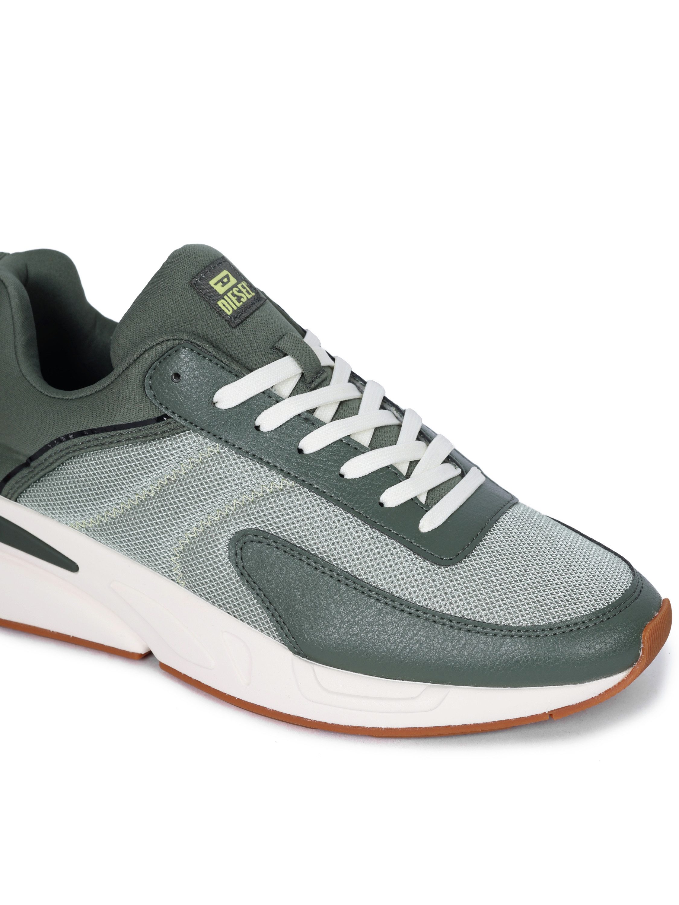 Diesel Low Top Mesh Sneaker - S-SERENA LOW Sneaker mit Overlays in Leder-Optik