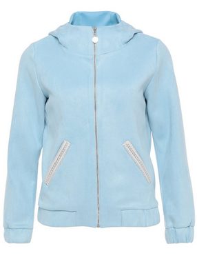 MONACO blue Kapuzensweatjacke Hoodie figurumspielend mit Kapuze