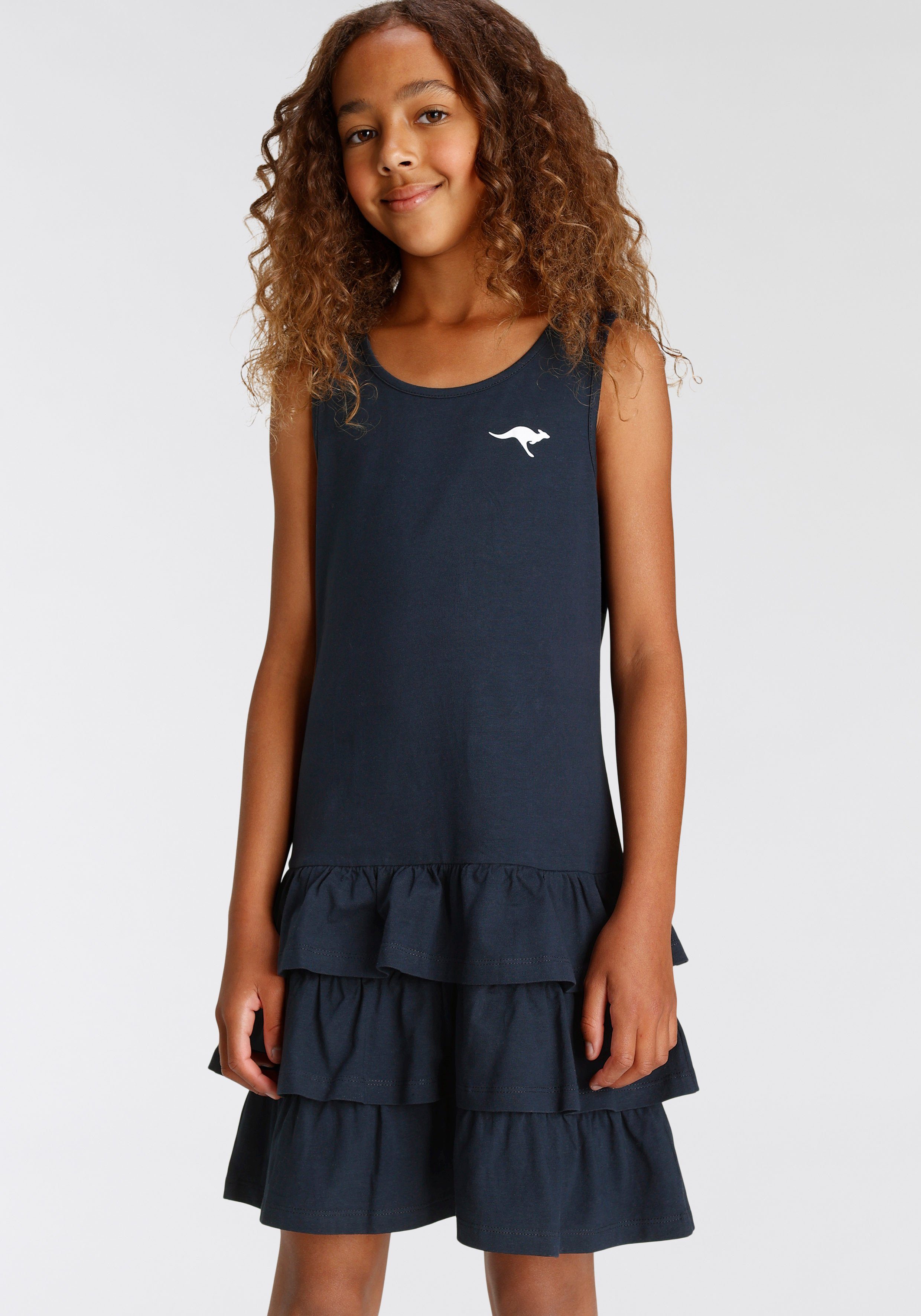 KangaROOS Jerseykleid kniefreie Länge, aus Baumwolle und Elasthan