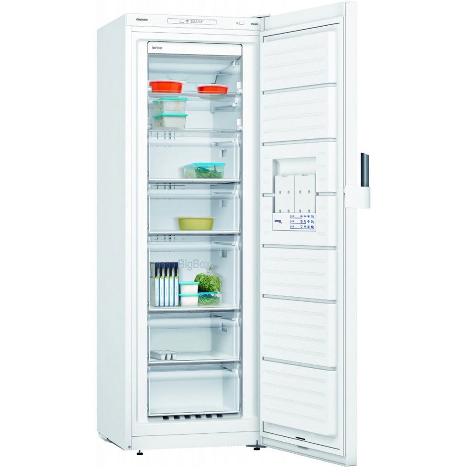 Constructa Gefrierschrank CE733EWE0, 176 cm hoch, 60 cm breit, Abtauautomatik, Tiefgefrierschrank