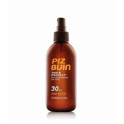 Piz Buin Sonnenschutzpflege Tan & Protect Tan Accelerating Oil Spray LSF 30 High 150ml