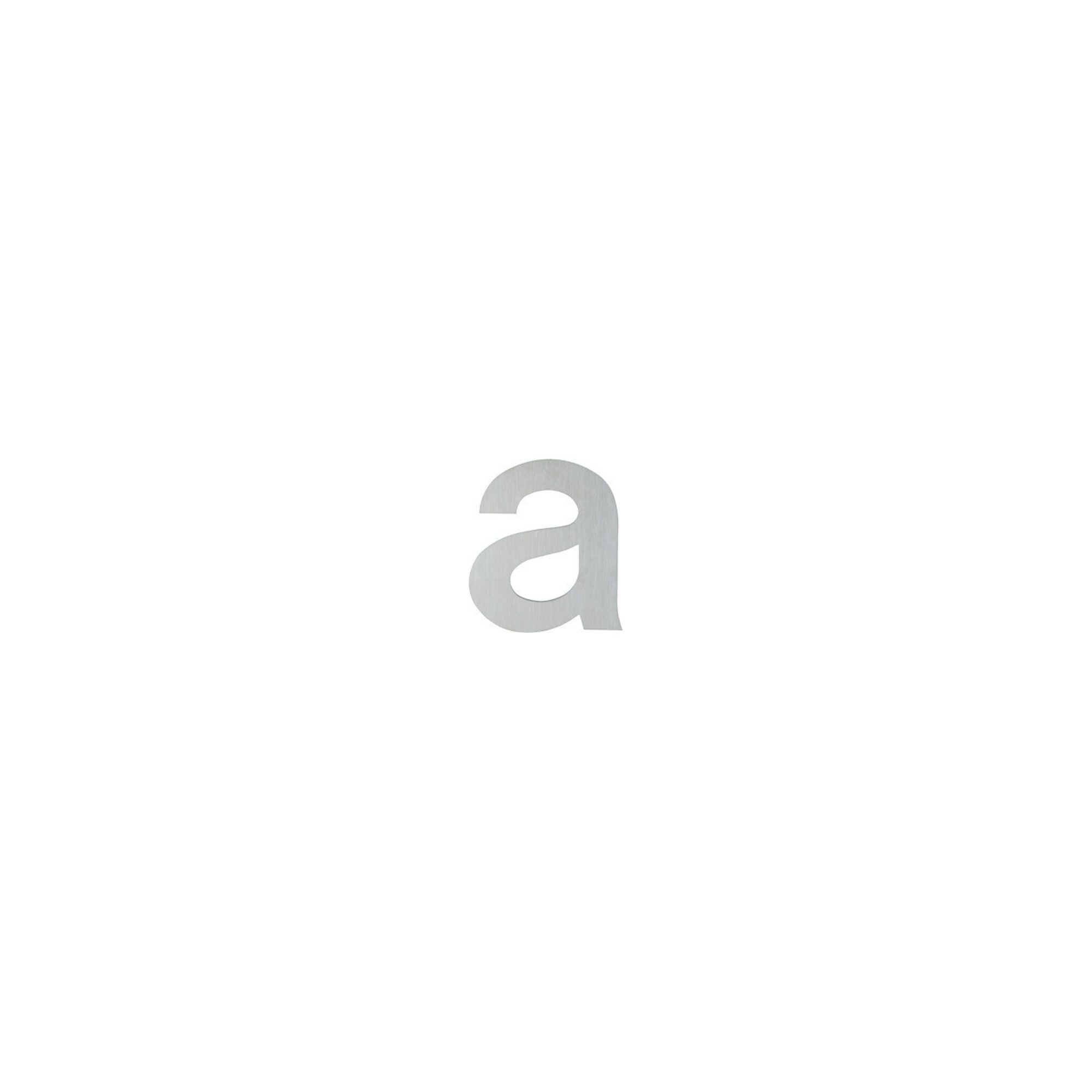 HOPPE Hausnummer HOPPE OA-Hausnummer E610-621 Buchstabe a Edelstahl matt