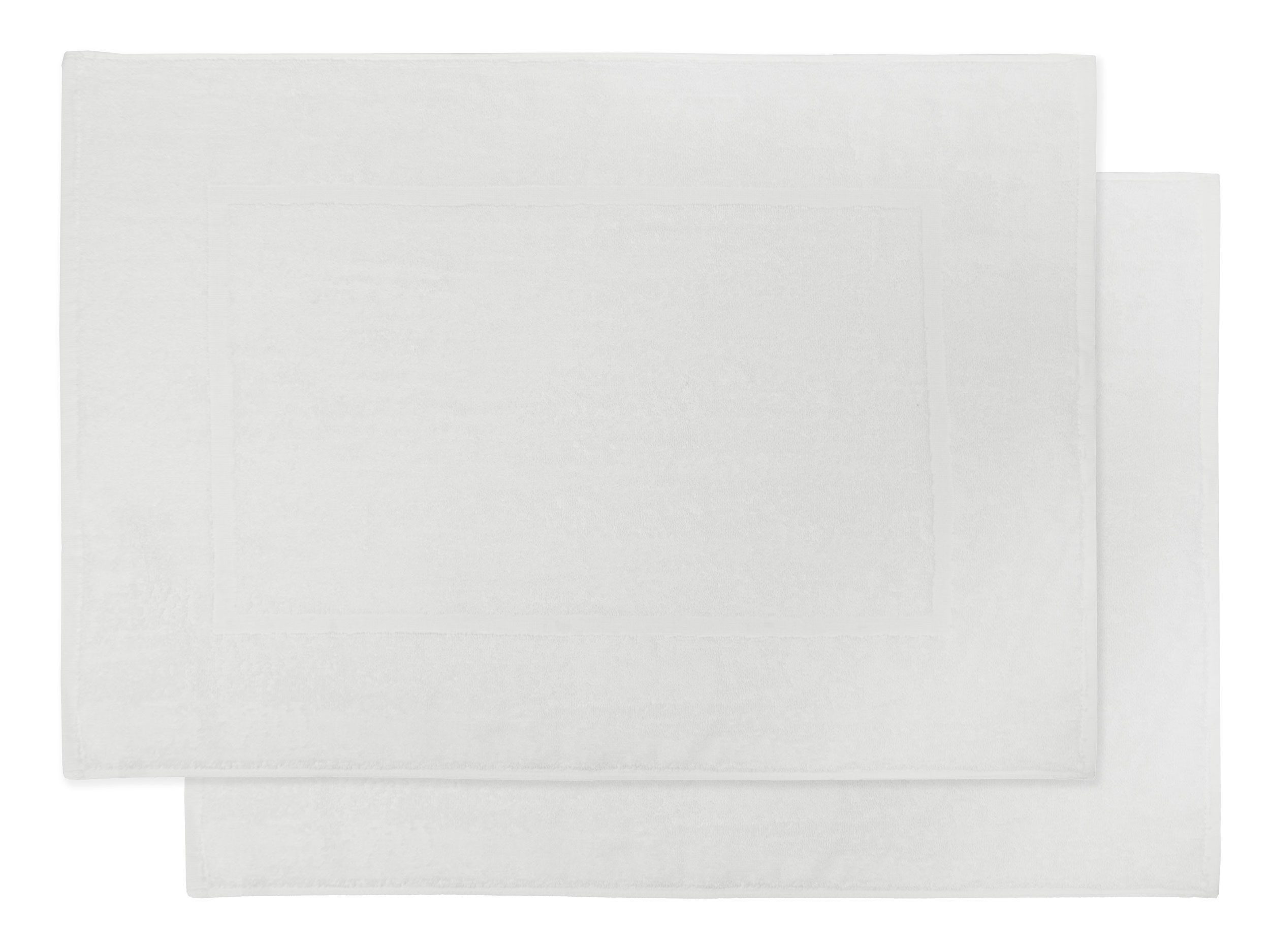 ZOLLNER Badematte, Dopppelsicherheitsnaht, Bordüre, 100% Baumwolle, 100% Baumwolle
