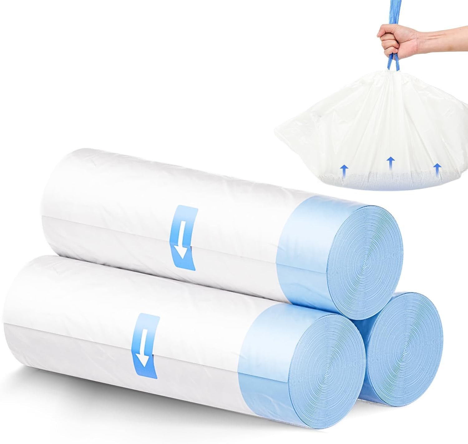 Katzentoilette Cura X1 Self-Cleaning Cat Litter Box Bin Liners, 3 Rolls of 60 HDPE