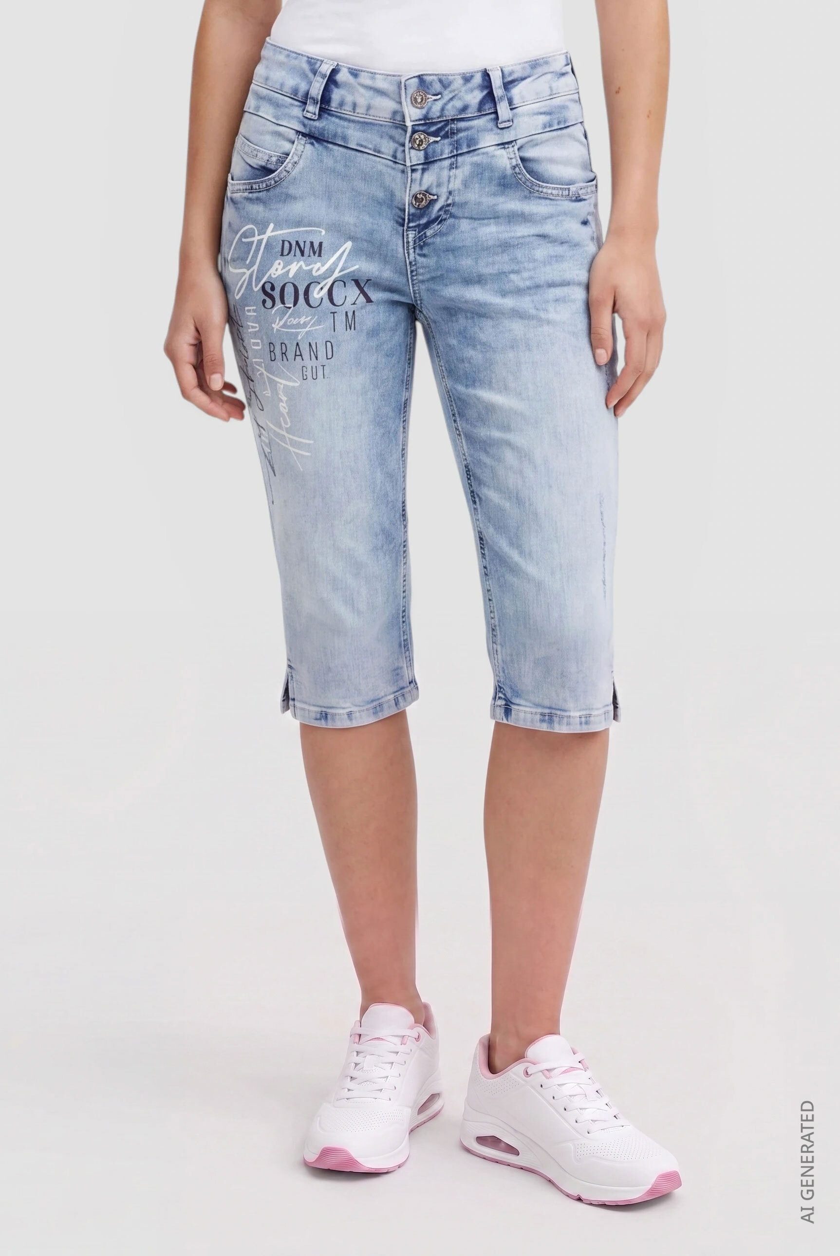 SOCCX Regular-fit-Jeans mit normaler Leibhöhe