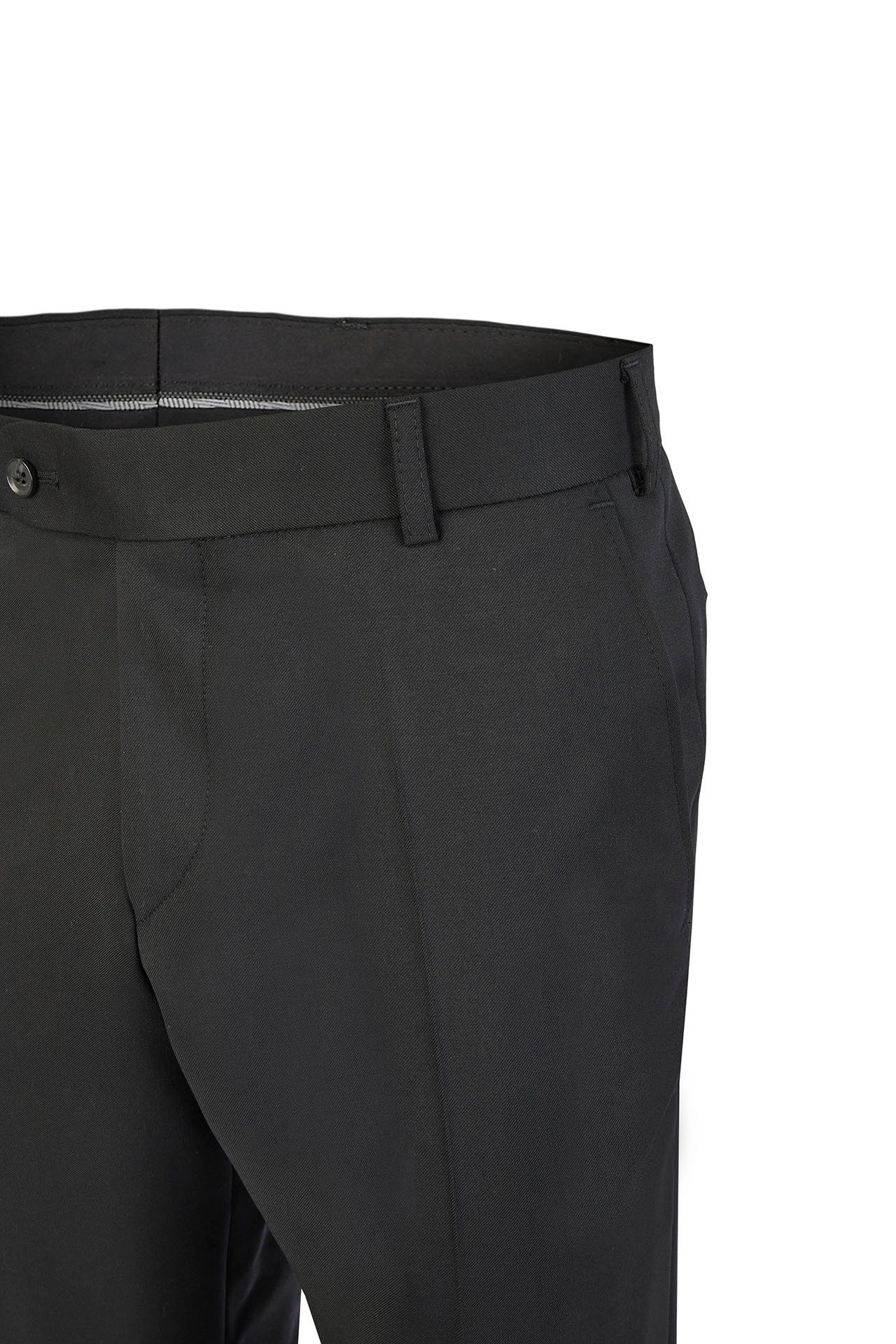 Atelier Torino Anzughose Atelier-Torino MIX&MATCH Herren Anzug-Hose Classic-Fit Schwarz