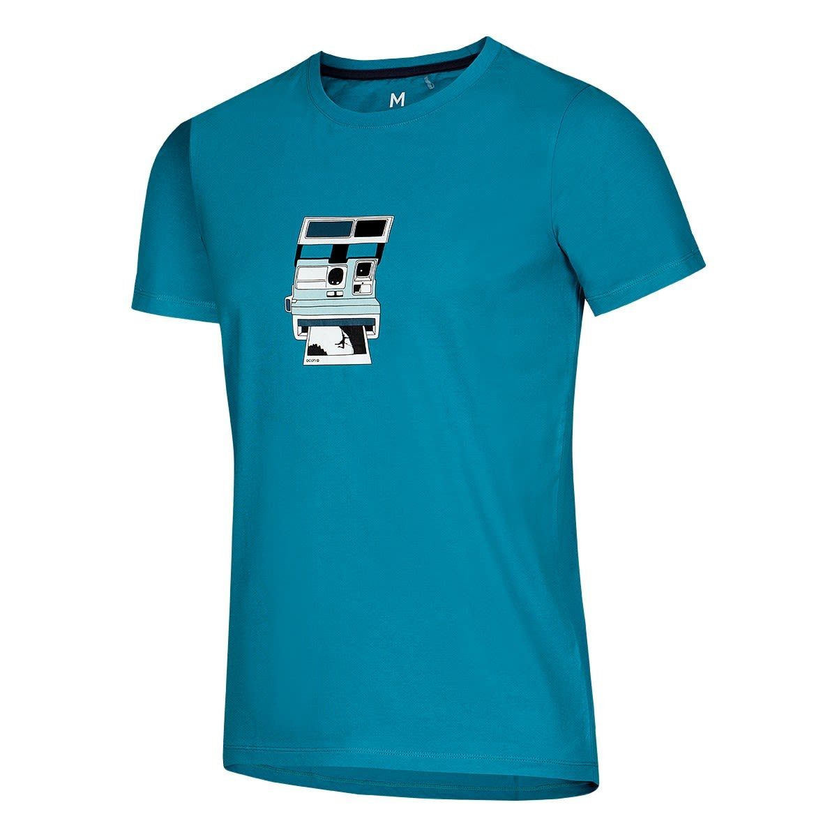 Ocun T-Shirt Ocun M Classic T Herren Kurzarm-Shirt Blue Enamel Polaroid