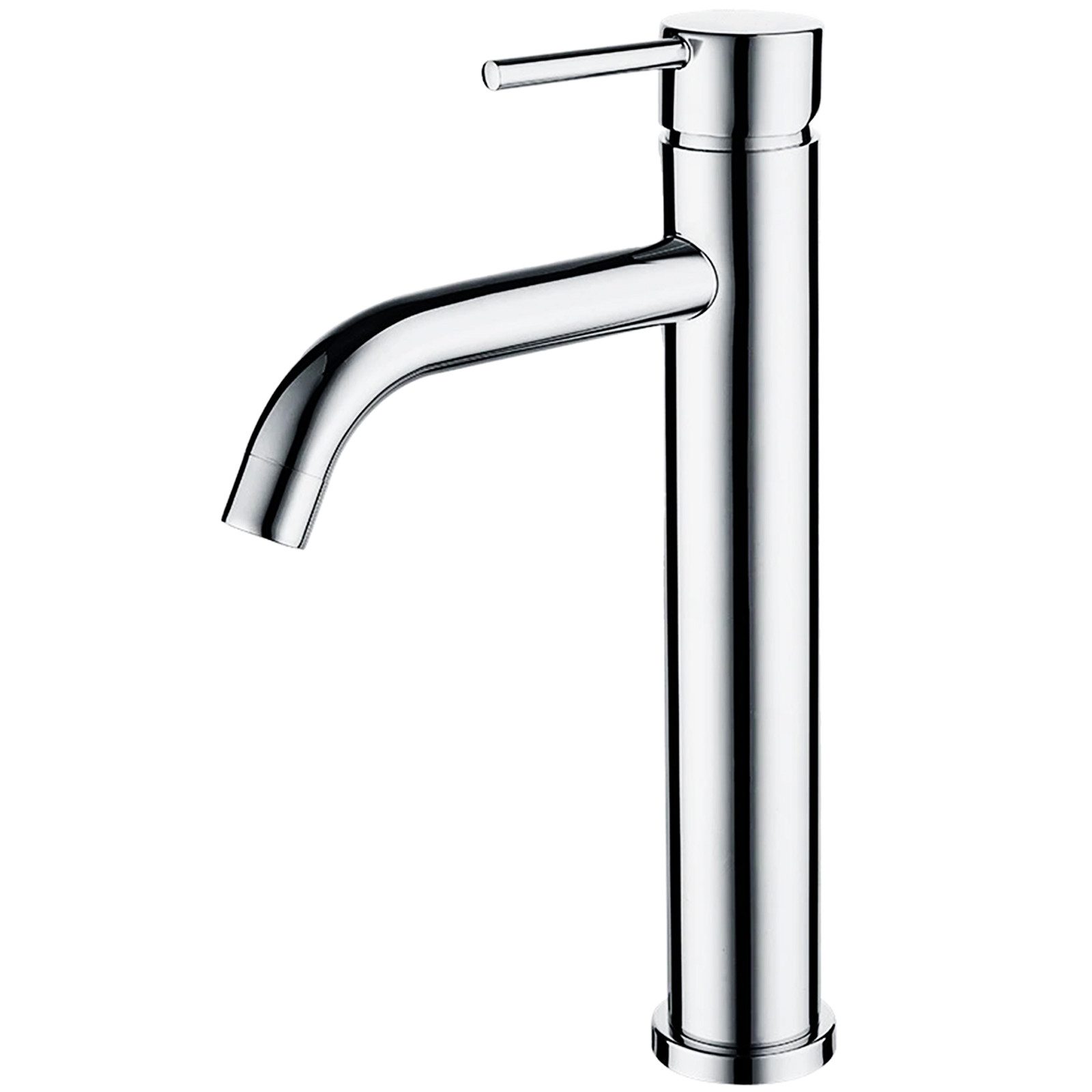 AICA Waschtischarmatur Wasserhahn Bad, Hoch Waschtischarmatur in Spotresist günstig online kaufen