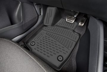 LEMENT Auto-Fußmatten Passgenaue 3D Fussmatten für VOLKSWAGEN T-Roc, 2017->, SUV, 4 tlg., für VW T-ROC PKW, Passgenaue