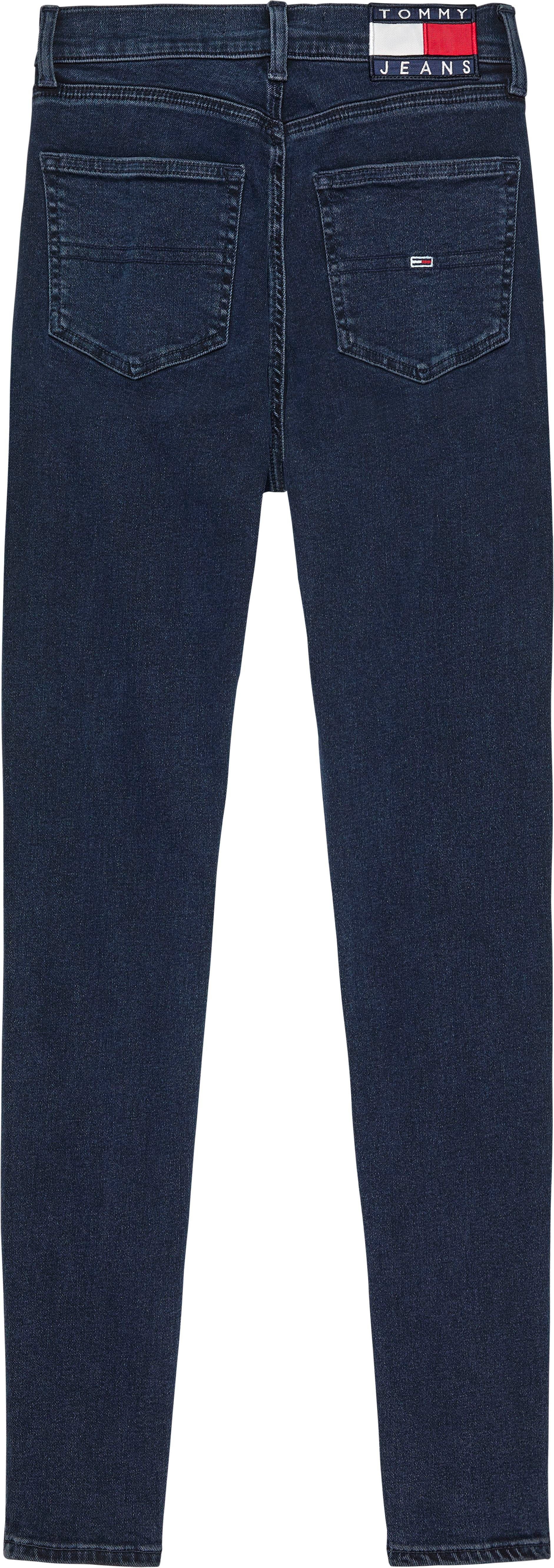 Tommy Jeans Skinny-fit-Jeans SSKN Labelflags SYLVIA Jeans HR und mit dark_denim2 CG4 Logobadge