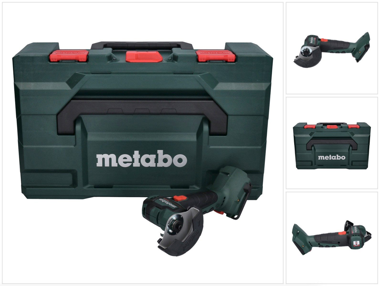 metabo Akku-Winkelschleifer CC 18 LTX 18V 76 mm Brushless Solo + metaBOX (600349840)