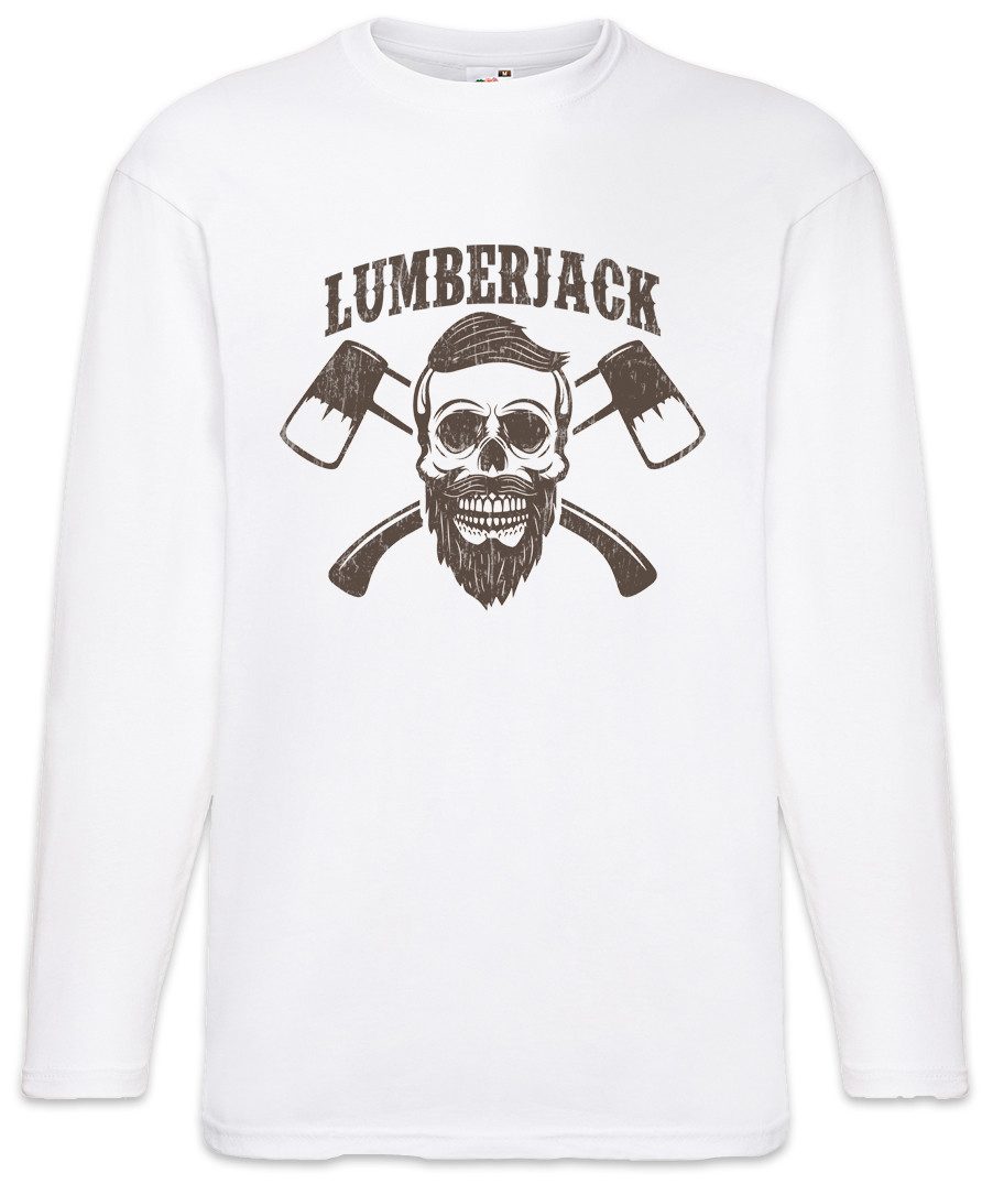 Langarmshirt Lumberjack IV Langarm T-Shirt Holzfäller Axt Waldarbeiter Förster