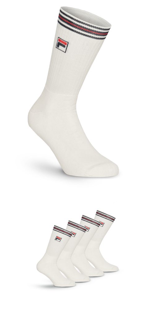 Fila Спортивные носки UNISEX TOP QUALITY FULL TERRY VINTAGE SOCKS (4-Paar) sportliches Design mit Logodetail