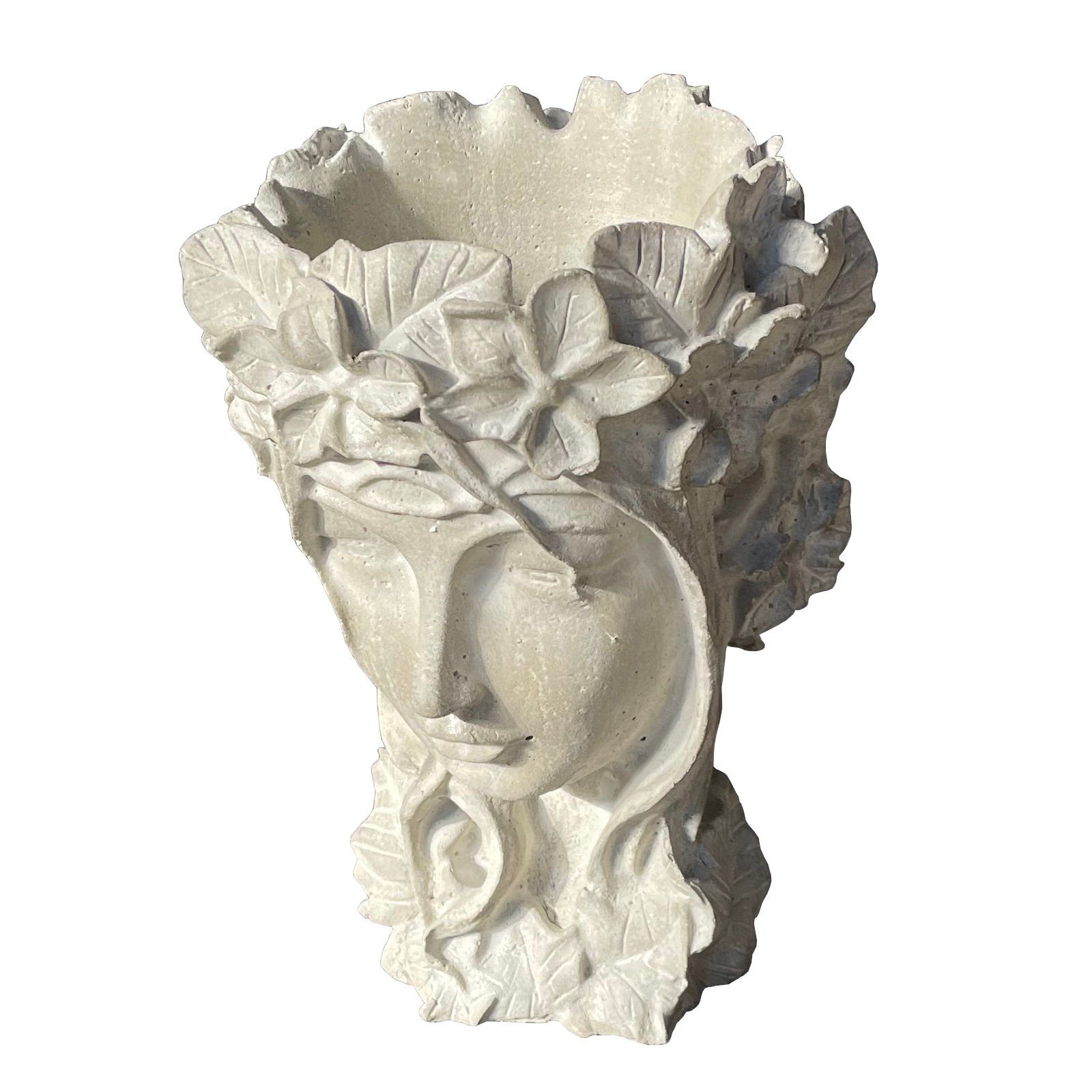 ZGM Gartenfigur Betonfigur WALDFEE - handgefertigte Dekoration für Garten und Haus, handgefertigte Dekoration für Garten und Haus
