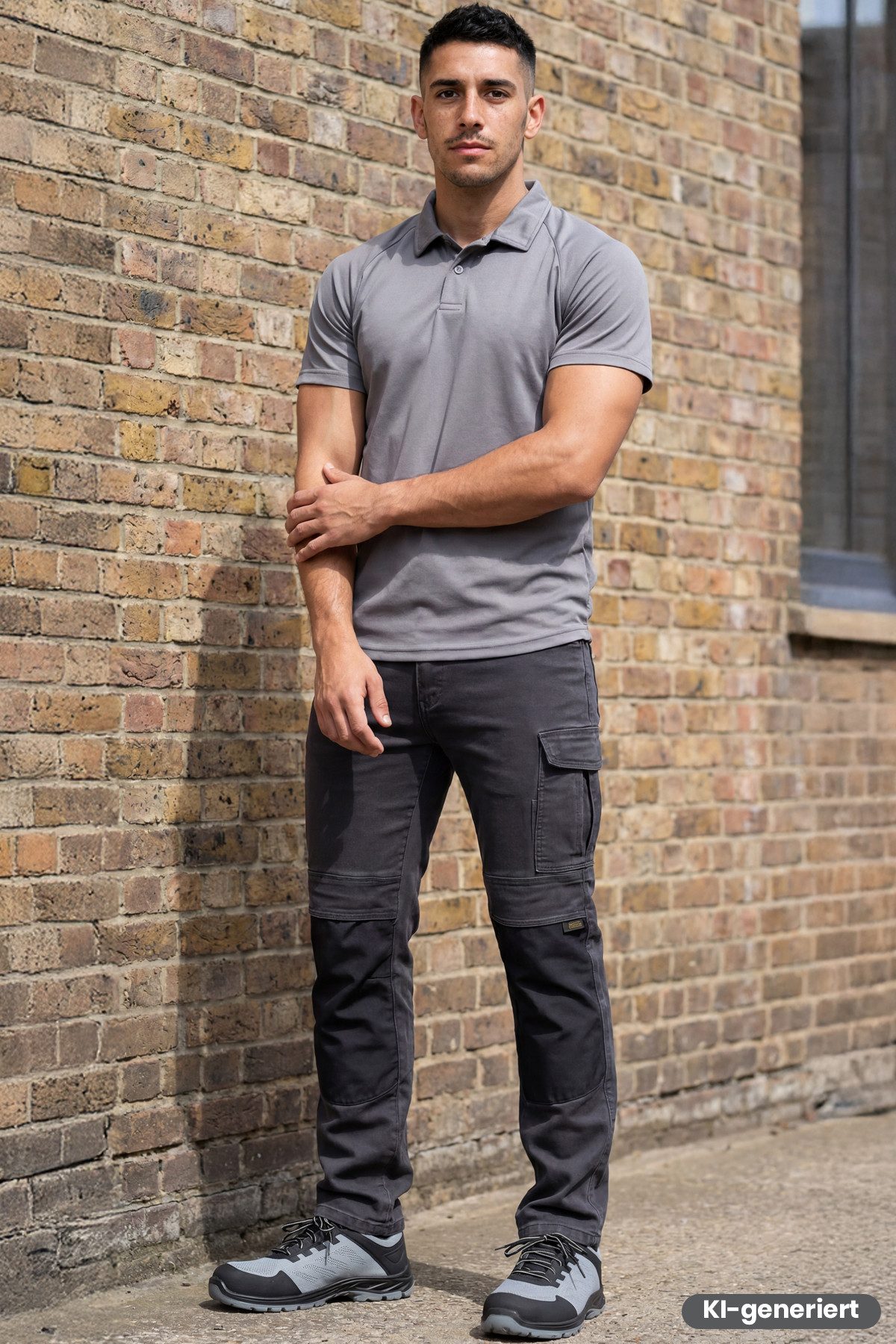 Ismont Arbeitsbundhose ISM 1004 Bundhose Robust Stretch Jeans Stretch-Material