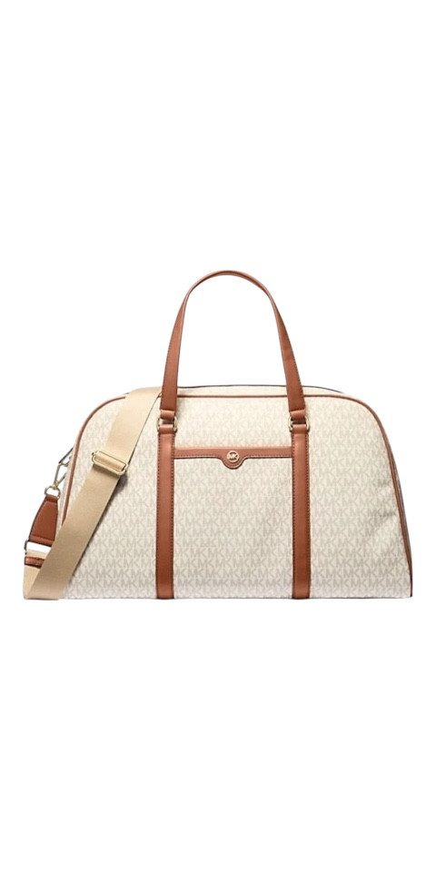 MICHAEL KORS Weekender Michael Kors Travel XL Weekender Reisetasche PVC Vanilla Damen
