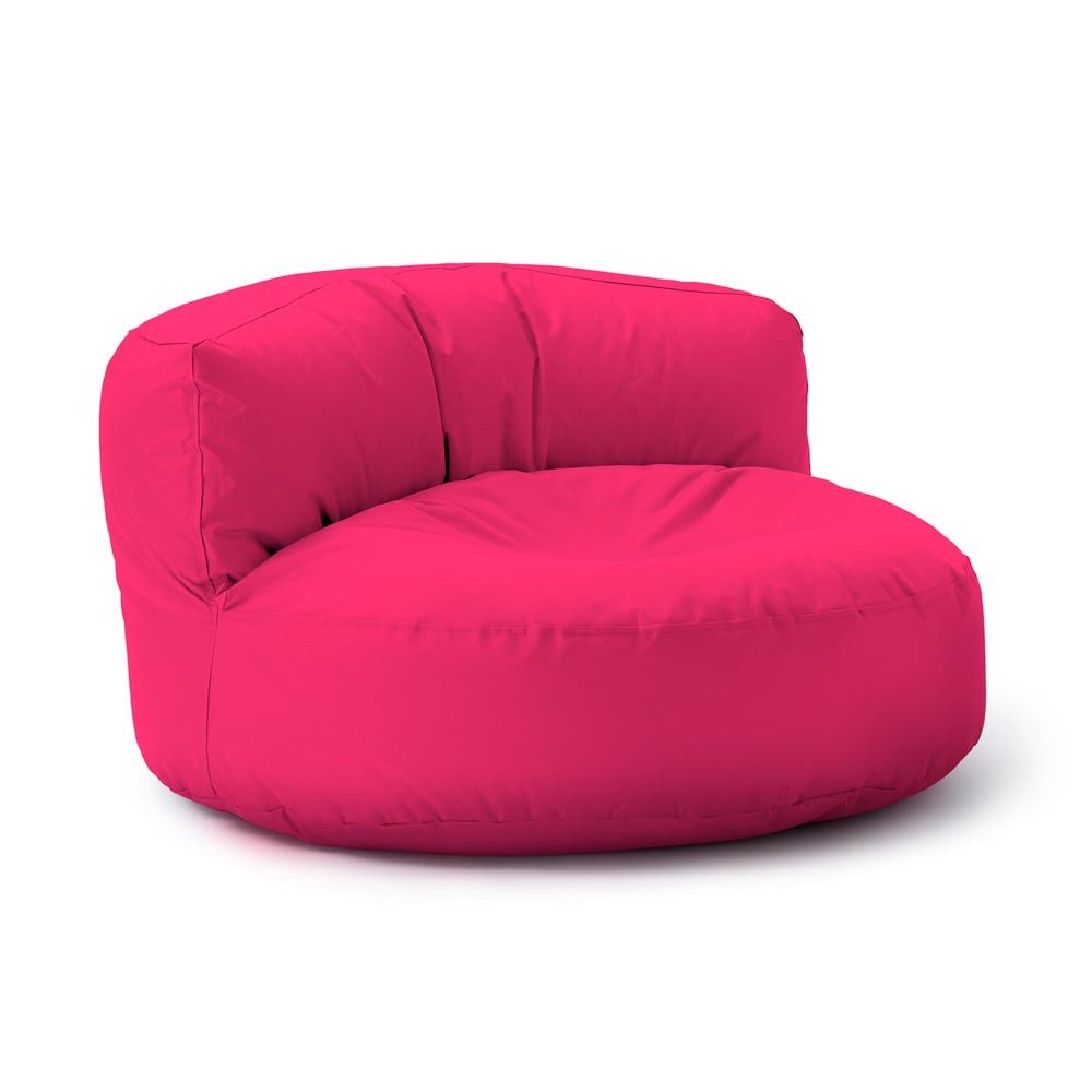 Lumaland Sitzsack Round Sofa Sitzkissen Bean Bag Couch Lounge, inkl. Rücken günstig online kaufen