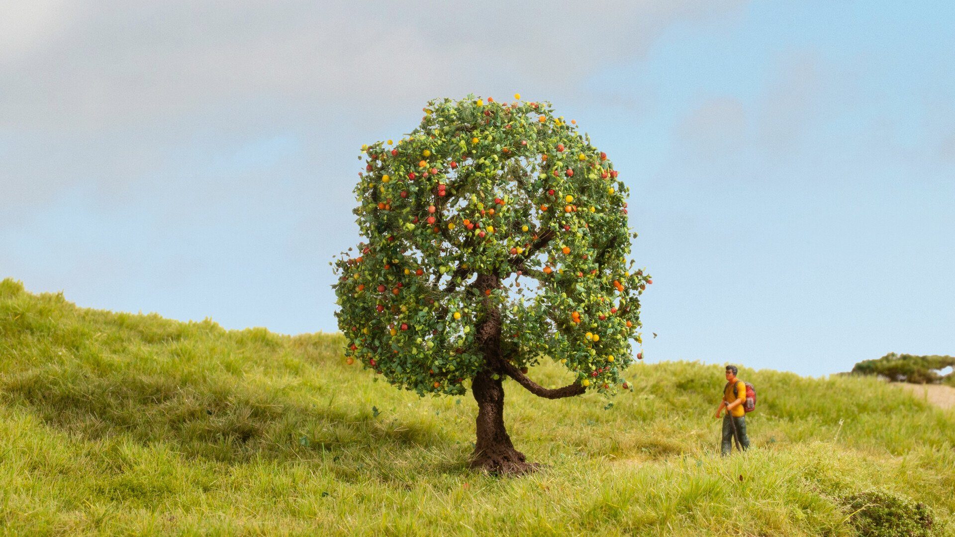 Dekobaum NOCH® Apfelbaum, handkolorierter Master-Baum, 8 cm