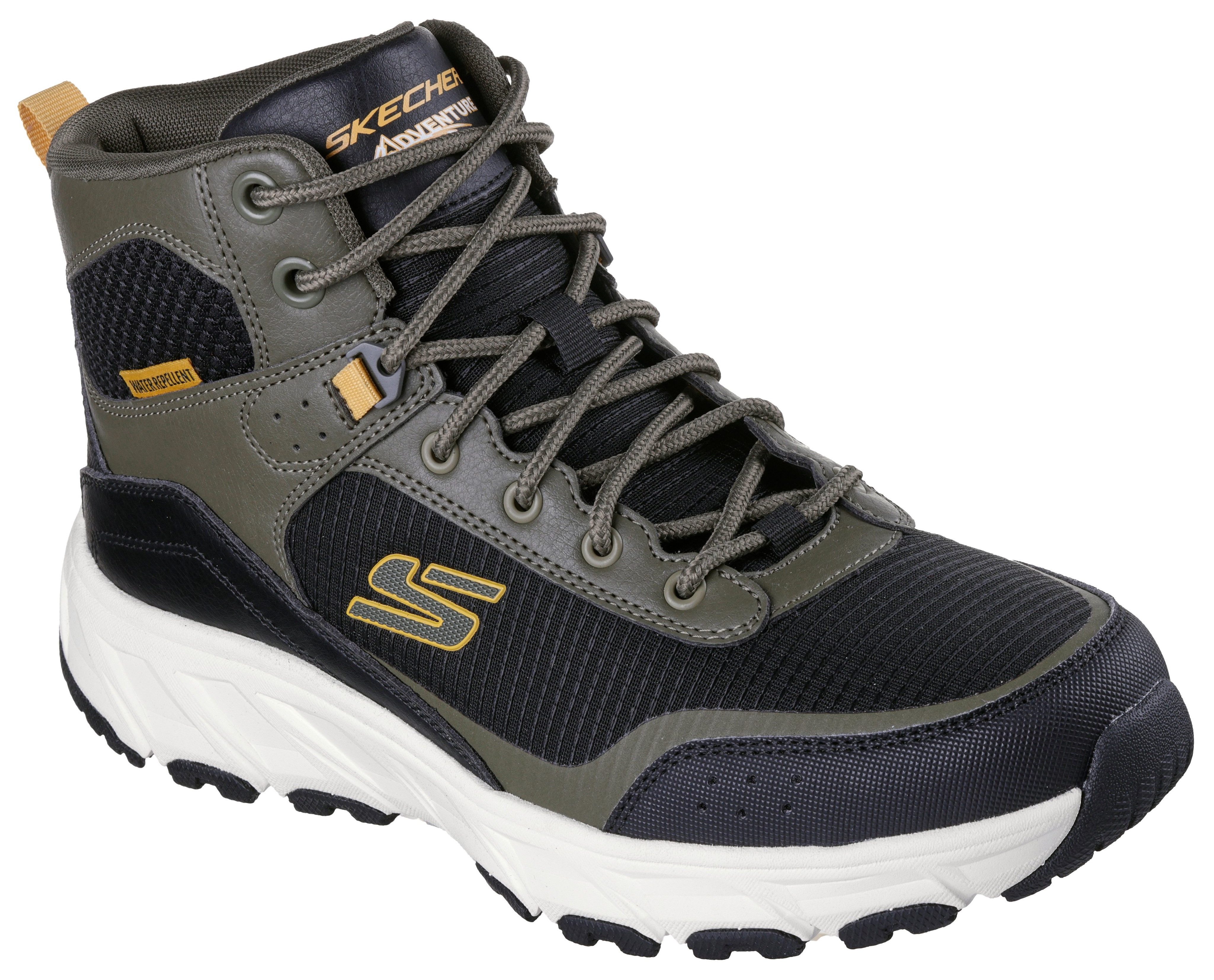 Skechers HILLCREST 2.0 Trekkingschuh Schnürboots, Freizeitschuh, wasserabweisend