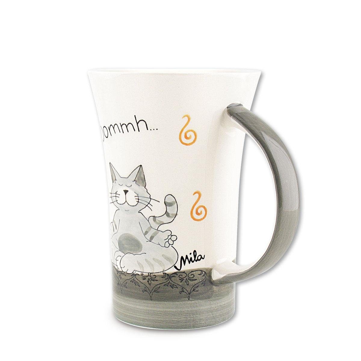 Mila Becher Mila Keramik-Becher Coffee-Pot Oommh Katze Pure, Keramik