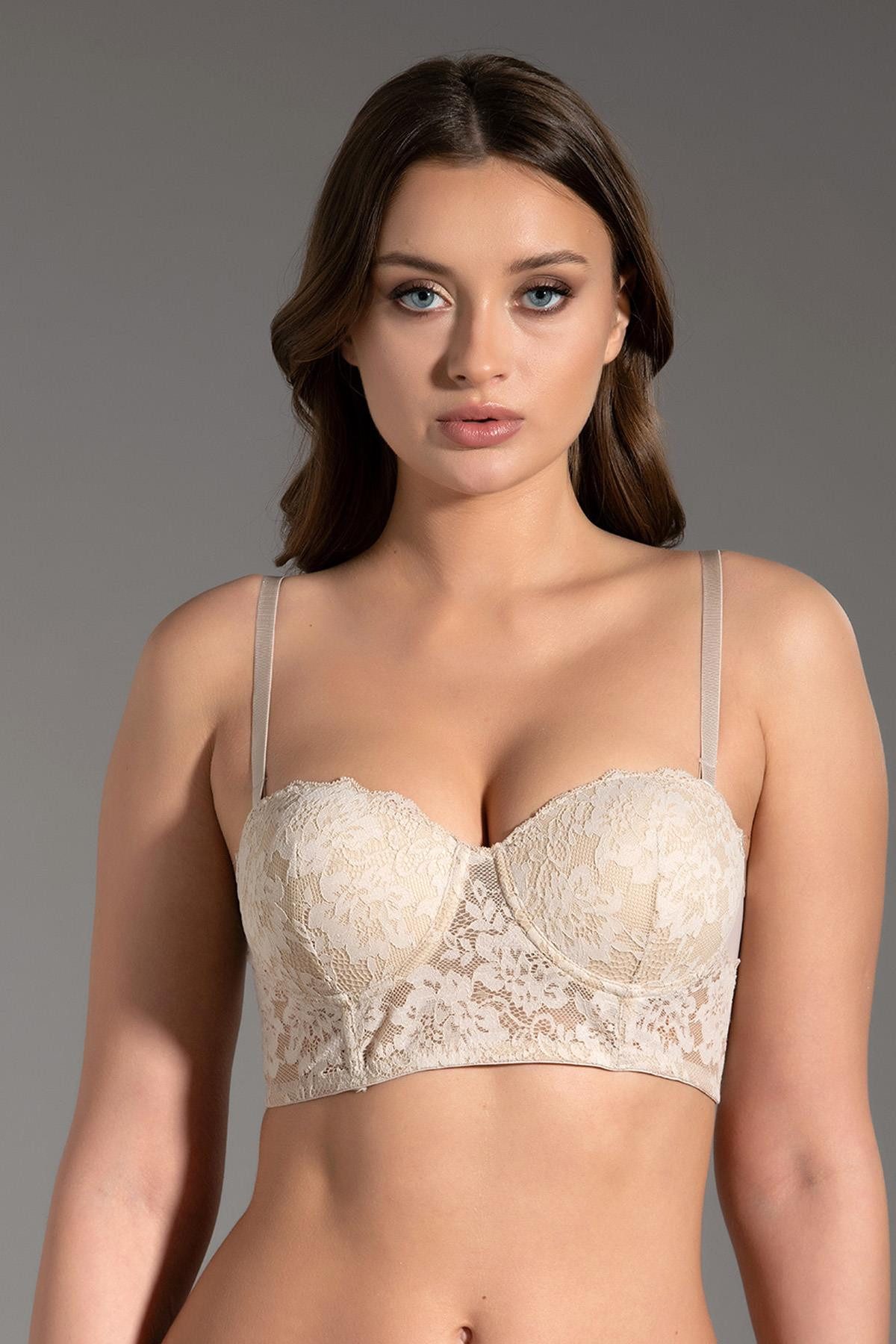 Schalen-BH Unterstützender trägerloser Bustier