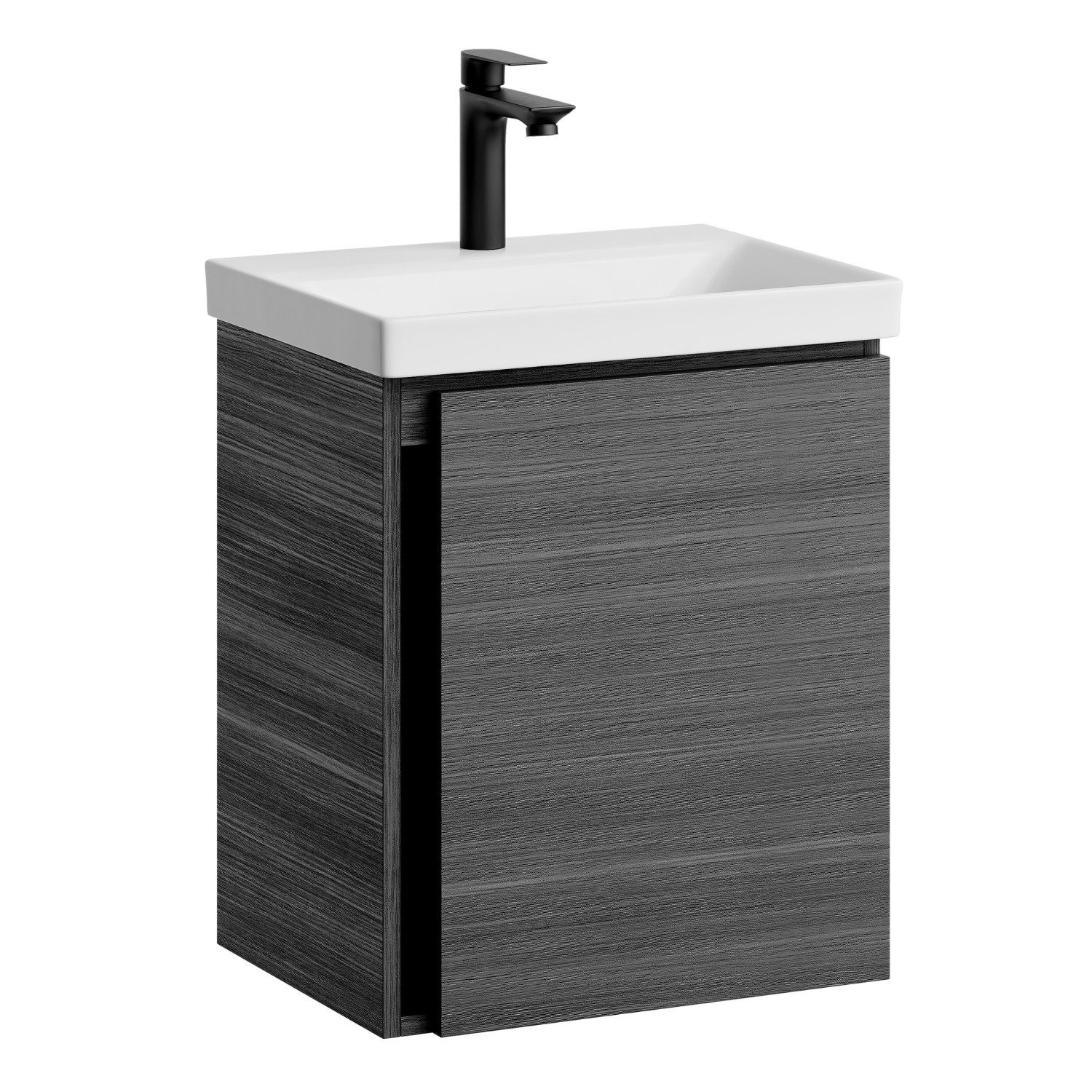 Planetmöbel Waschtisch Waschtischunterschrank 50 cm Anthrazit günstig online kaufen