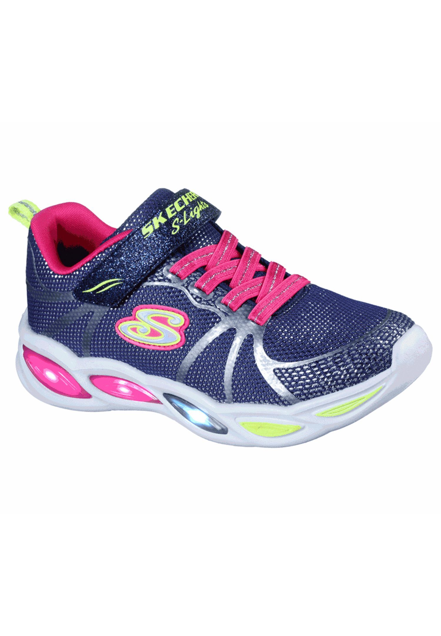 S Lights Shimmer Beams Sporty Glow Sneaker