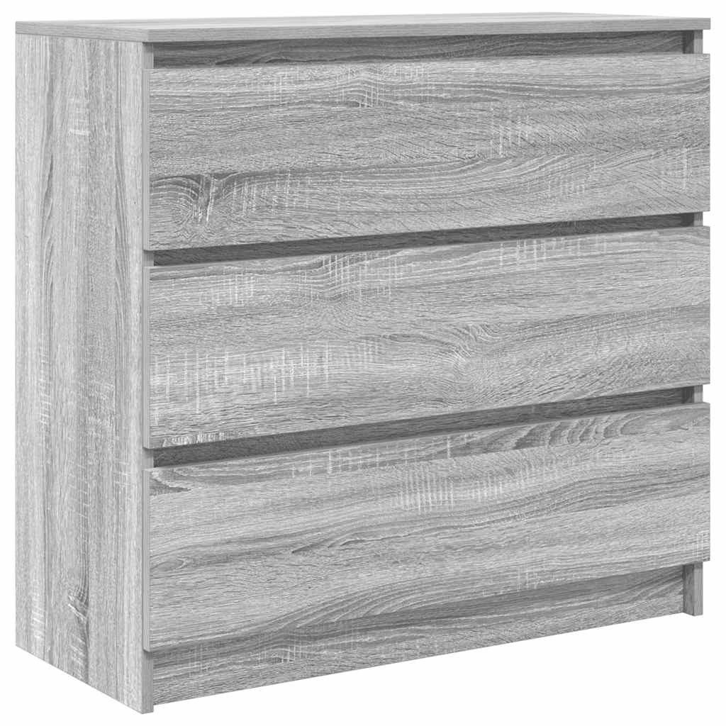 vidaXL Sideboard Sideboard Grau Sonoma 80x35x76 günstig online kaufen
