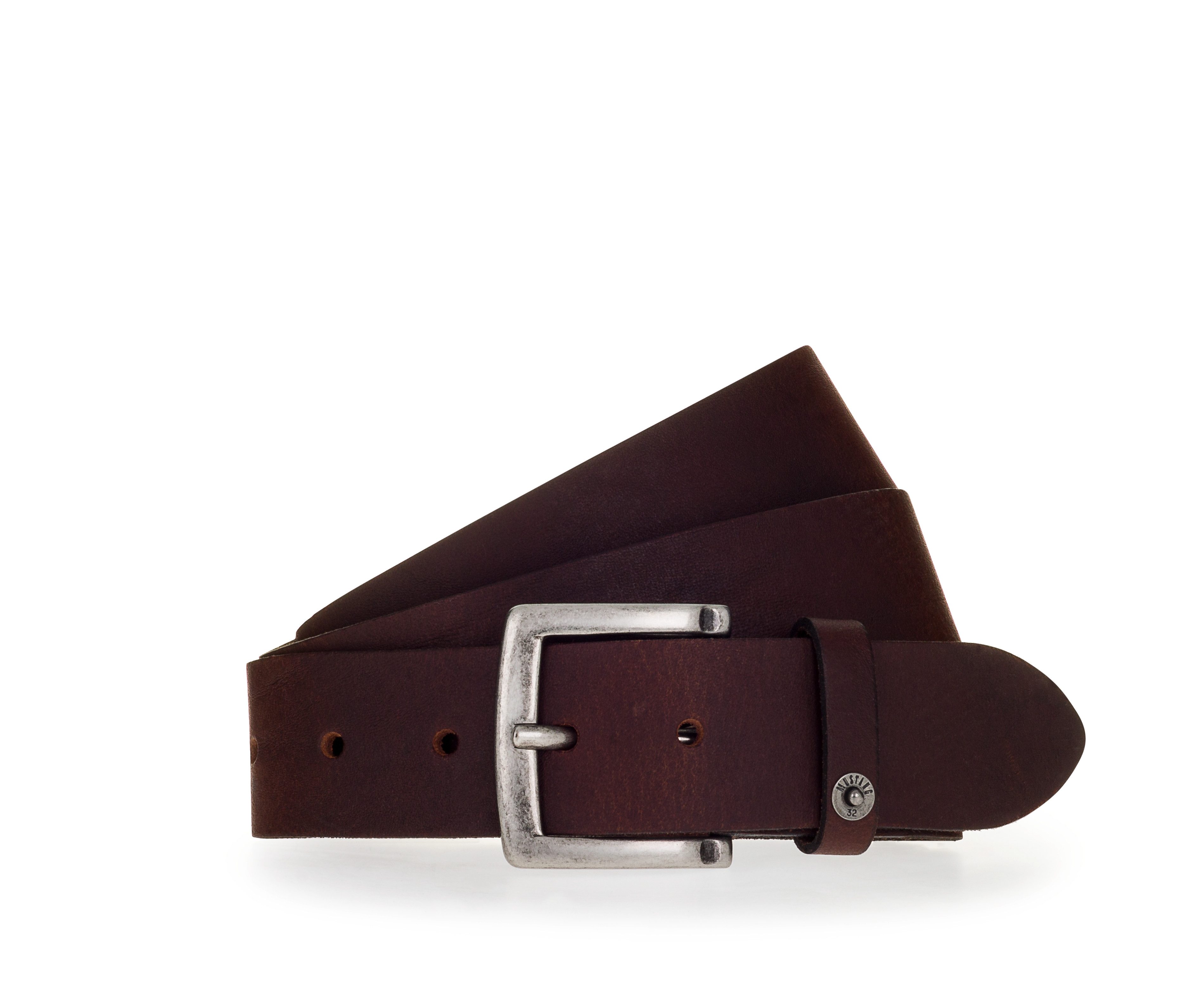MUSTANG Ledergürtel (1-St) Mit Druckknopf-Applikation auf günstig online kaufen