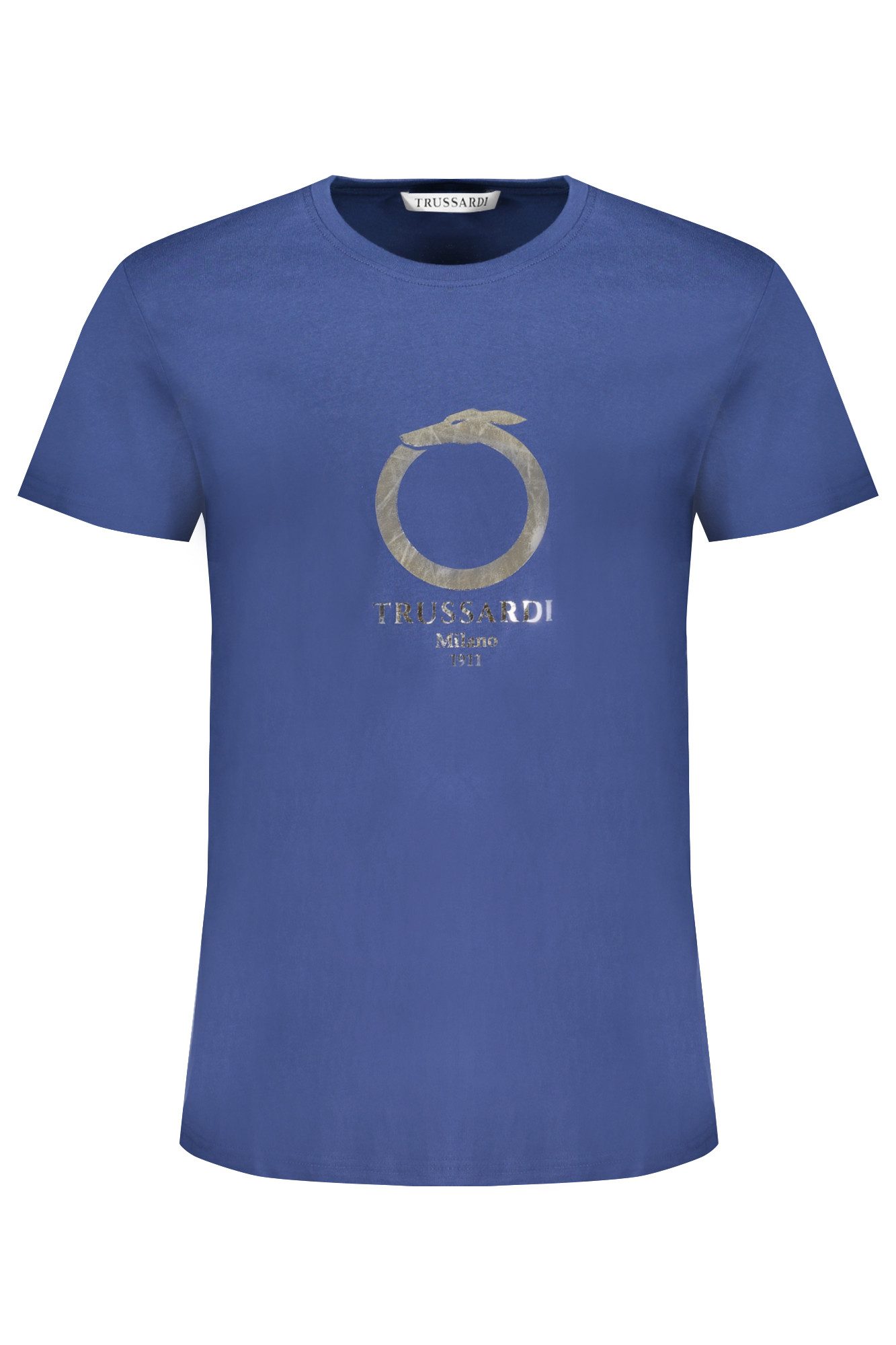 Trussardi T-Shirt Herren T-Shirt Blau: Kurzarm, günstig online kaufen