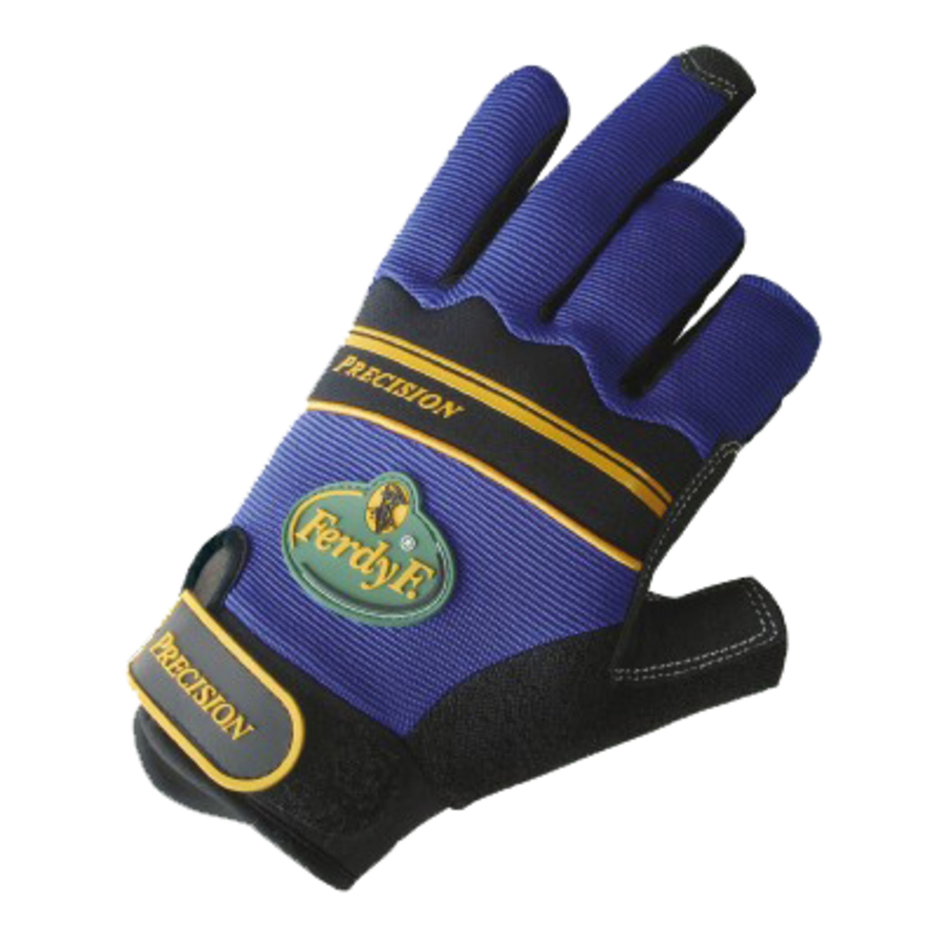 FerdyF. Arbeitshandschuhe (Precision Handschuhe Größe L blau, Zubehör für Licht und Bühne, Roadie Handschuhe) Precision Handschuhe, Größe L blau - Roadie Handschuh