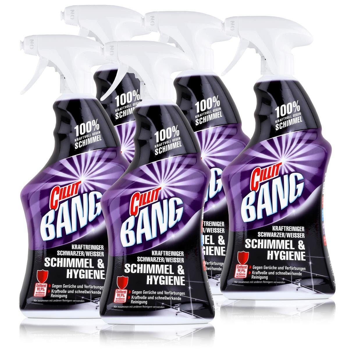 Cillit Bang Kraftreiniger Schimmel & Hygiene 750ml (5er Pack) Badreiniger