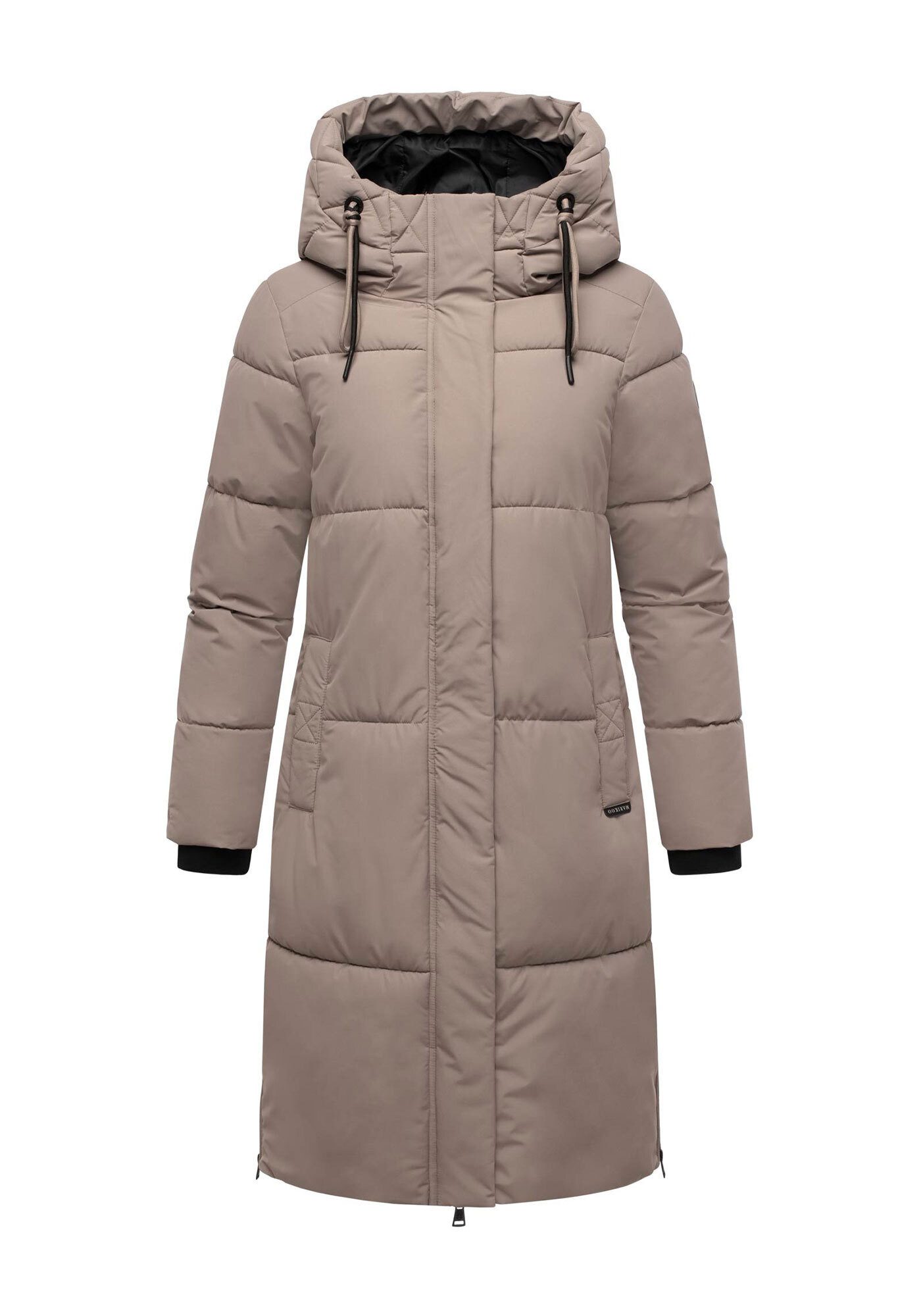 Marikoo Winterjacke Michikoo Extra langer Schnitt mit seitlichen Gehschlitzen – Bild 5 von 5