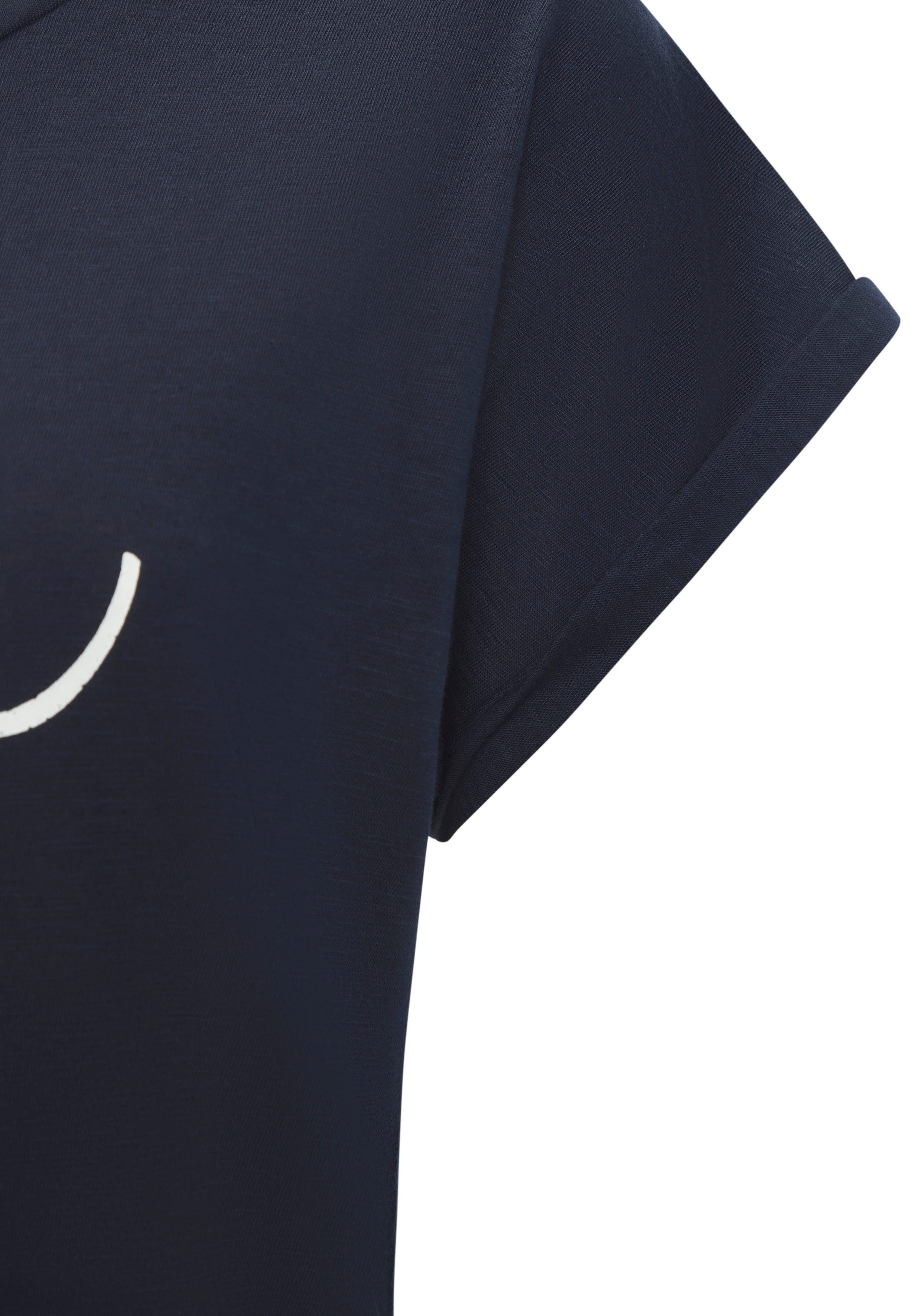 T-Shirt mit Frontdruck "Smile"