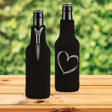 kwmobile Outdoor-Flaschenkühler 2x 330ml Flasche Flaschenkühler, für Bier und andere Getränke - Neopren Kühler