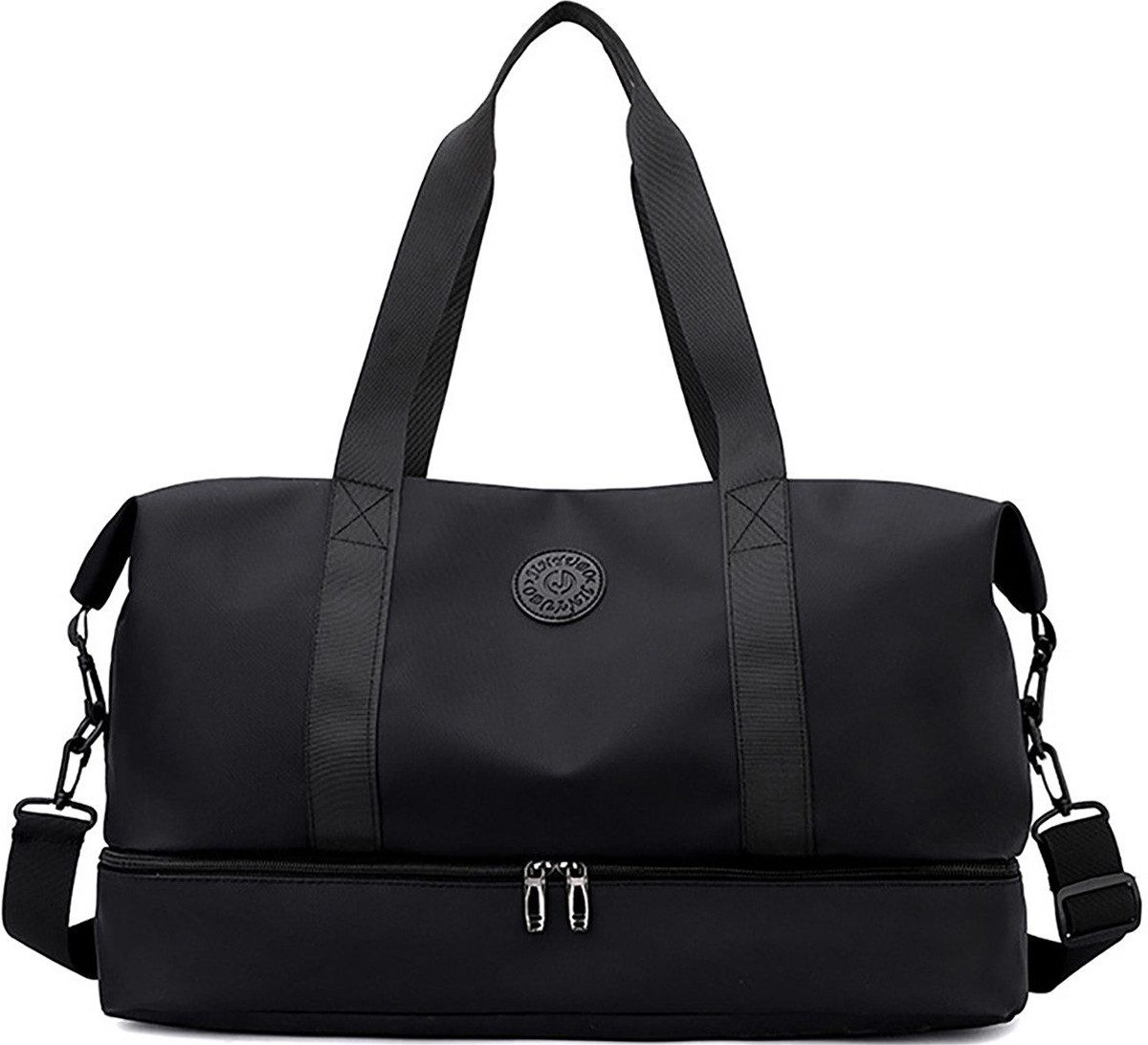 OYLCDI Reisetasche Sporttasche Fitnesstasche, Große Umhängetasche mit Schuhfach&Nassfach (50L, Atmungsaktiv, wasserdicht, verschleißfest, großes Fassungsvermögen), Schultergurt, für Yoga, Schwimmen, Tourismus, Fitness
