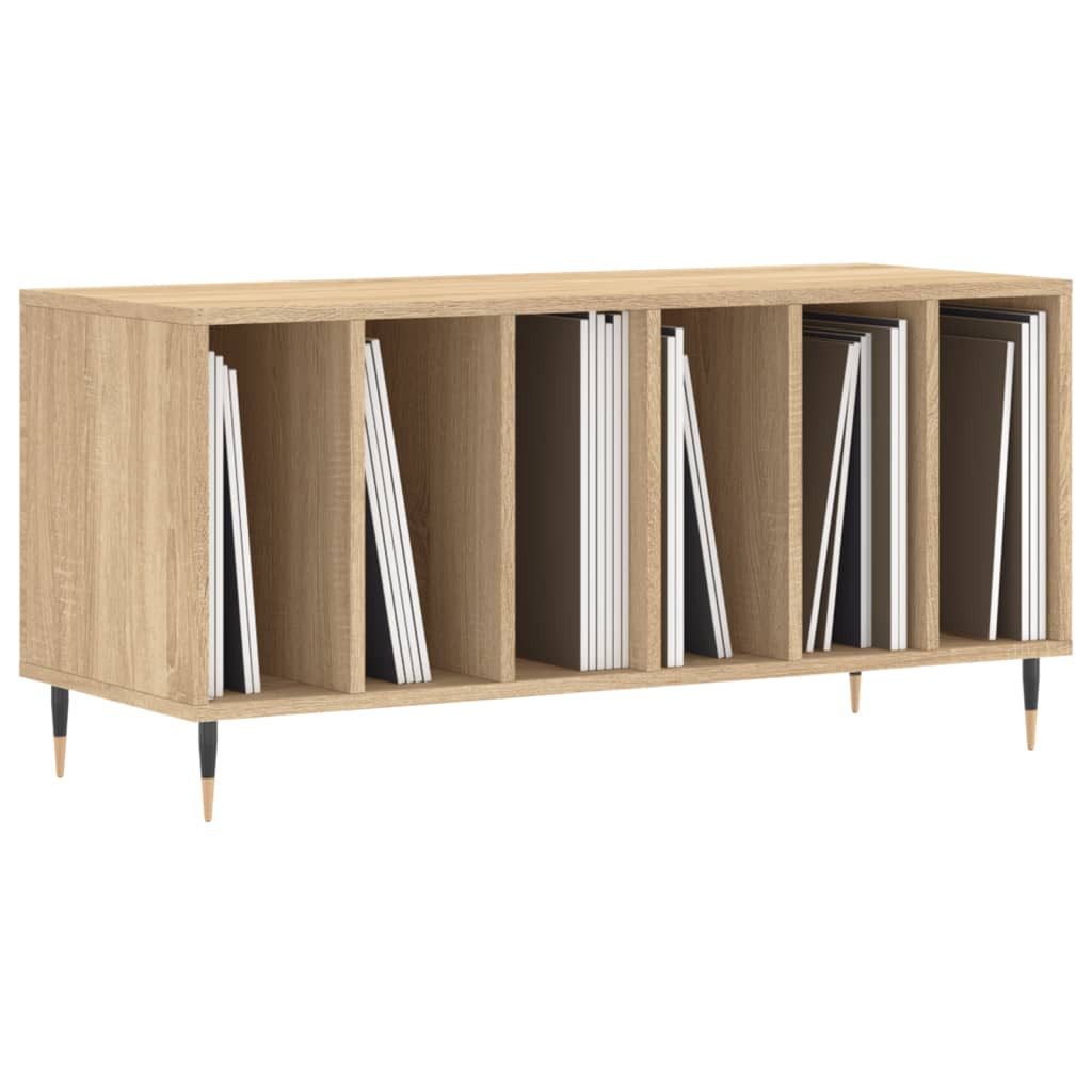 vidaXL Media-Regal Plattenschrank Sonoma-Eiche 100x38x48 cm günstig online kaufen