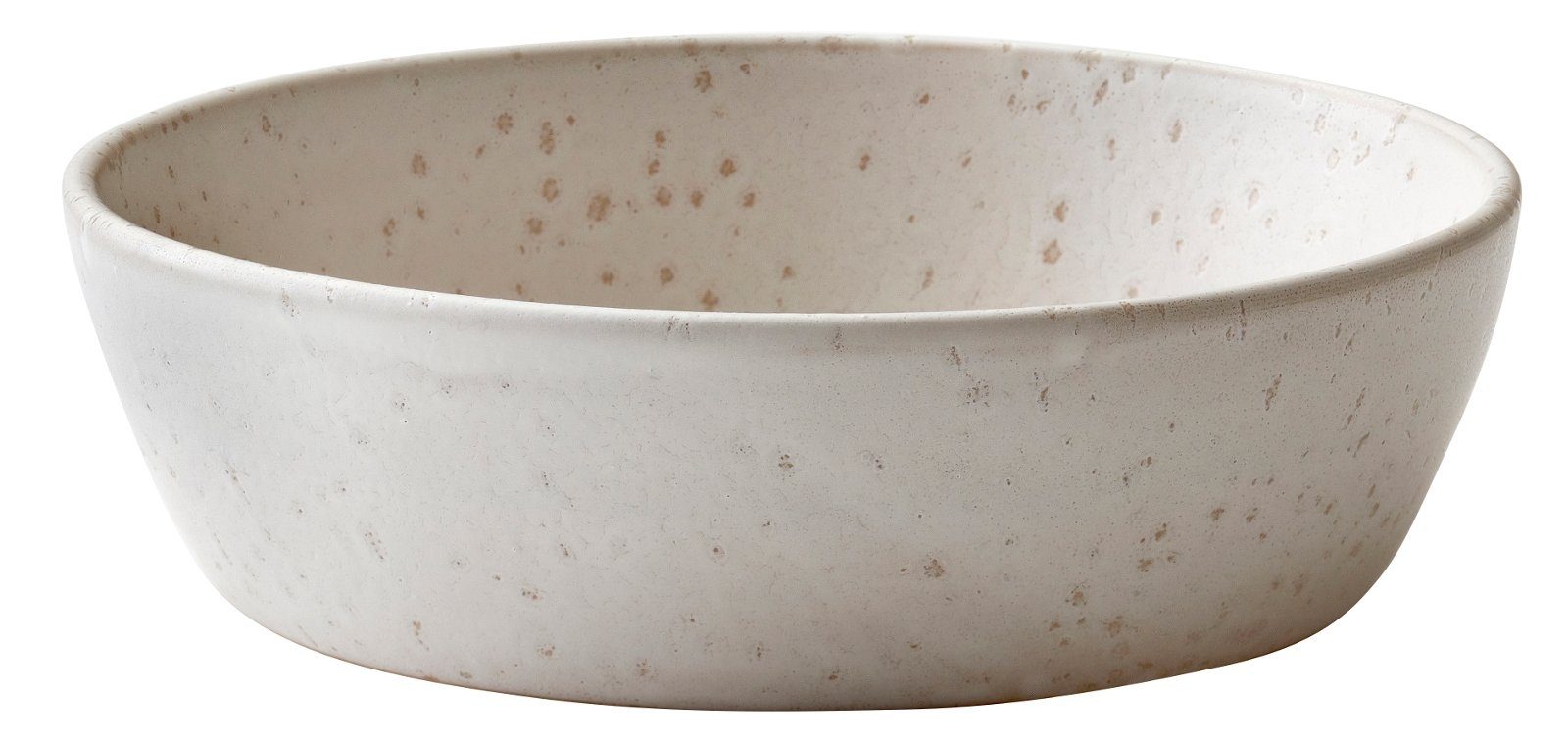 Bitz Schale Bowl matt cream 18 cm, Steinzeug, (Schüsseln & Schalen)