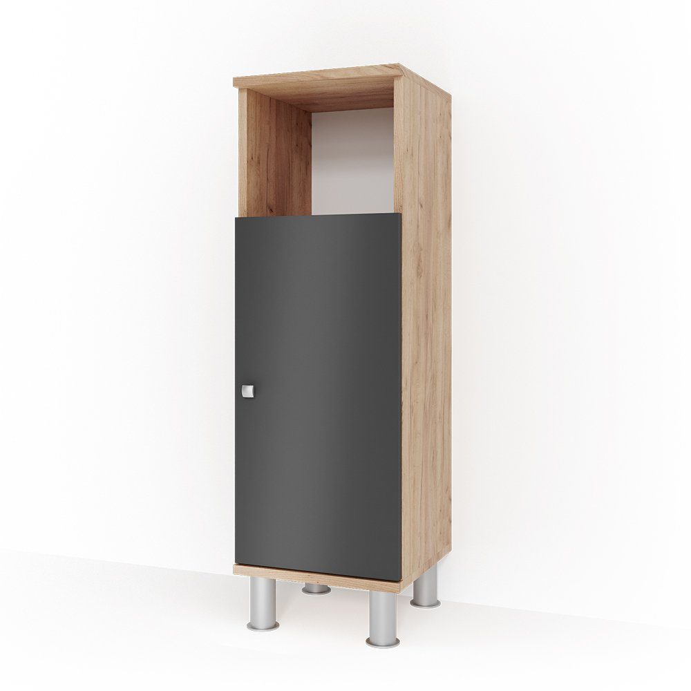 Vicco Midischrank Fynn, Anthrazit/Goldkraft Eiche, 30 günstig online kaufen