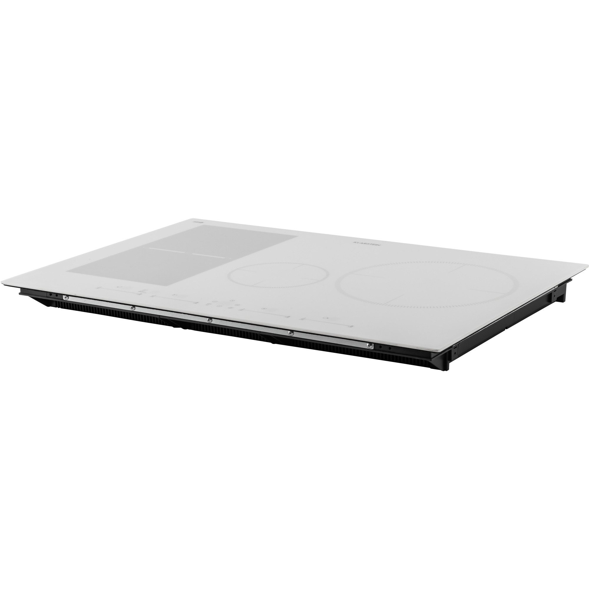 Klarstein Induktions-Kochfeld Delicatessa 77 Hybrid Induktion 4 Zonen 7500W Glaskeramik 28cm Paella, Einbau Induktionskochfeld 4 Platten Glaskeramik Kochfeld Induktion