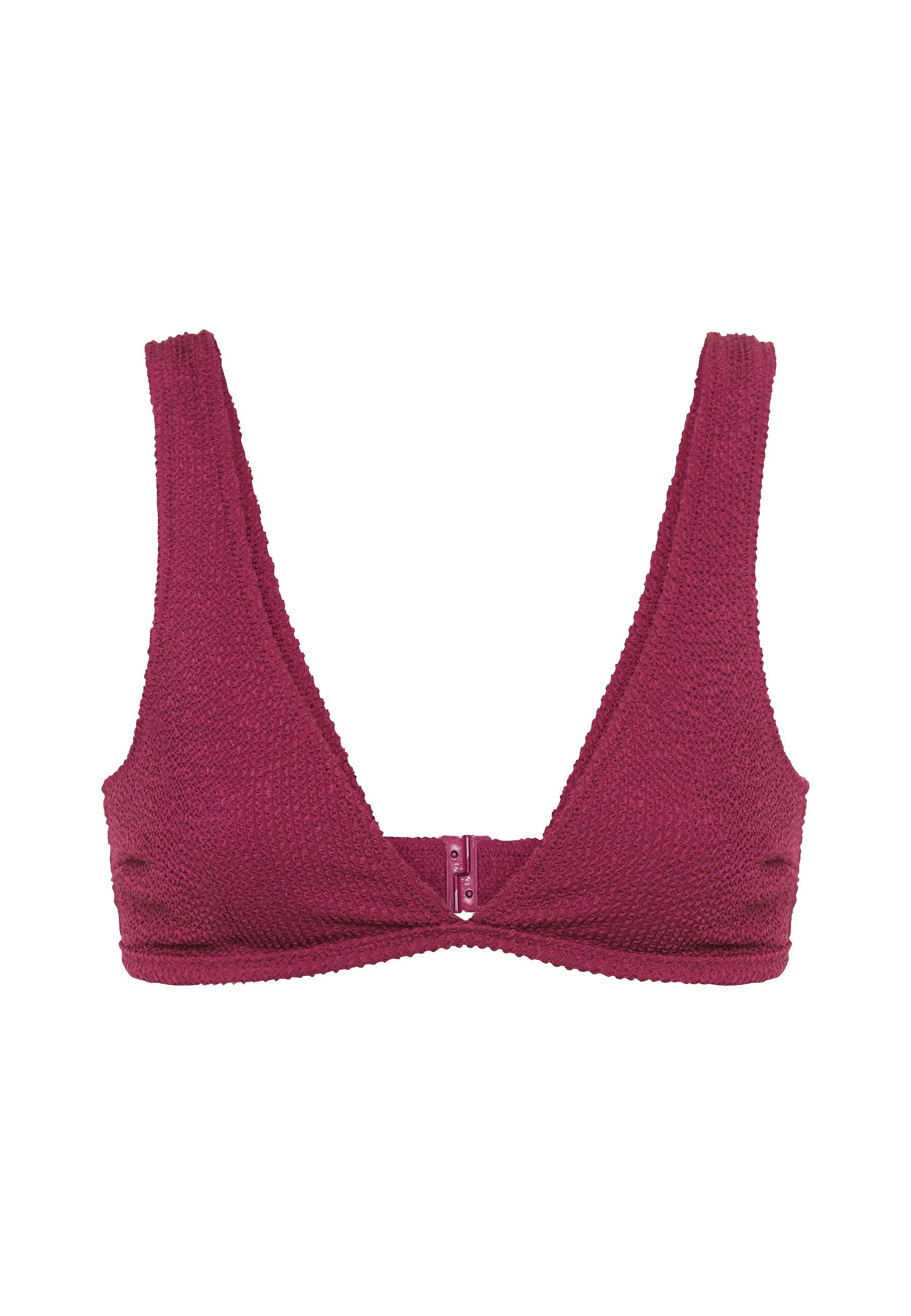 LSCN by LASCANA Triangel-Bikini-Top Lou, aus trendiger Strukturware